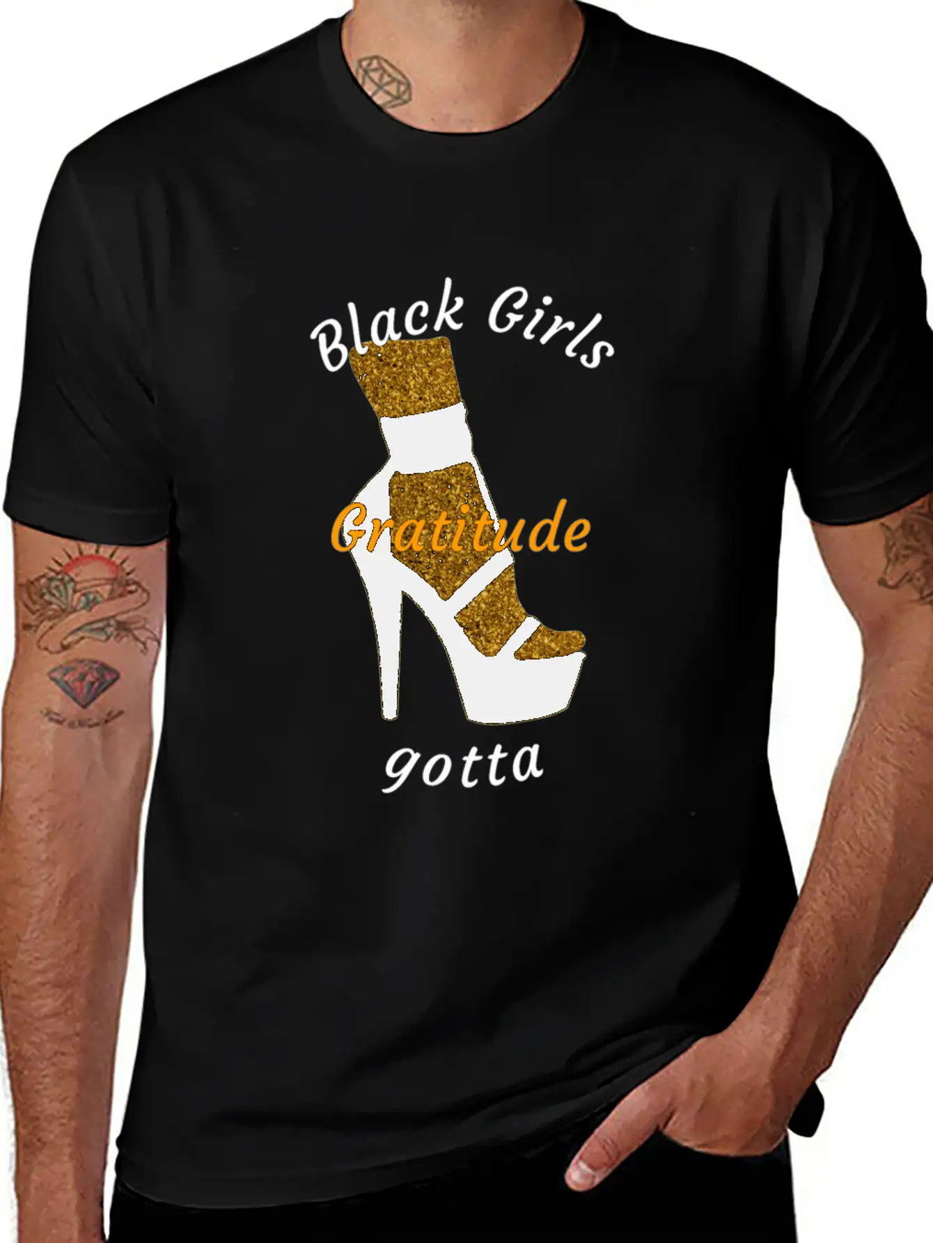 Black Girls Gotta Gratitude Essential Cotton Tee For Daily Outfits – Unisex Style