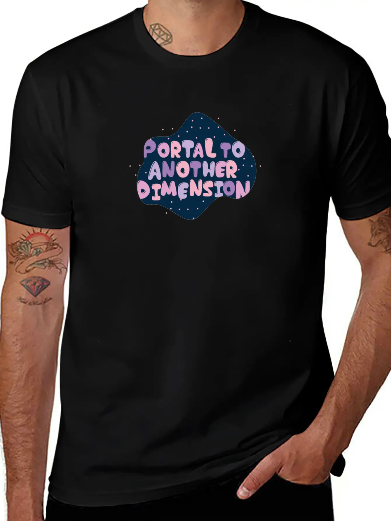 Black Hole Science Universe Star Cool Gift Unisex Casual T-Shirt – Clean Design For Daily Comfort