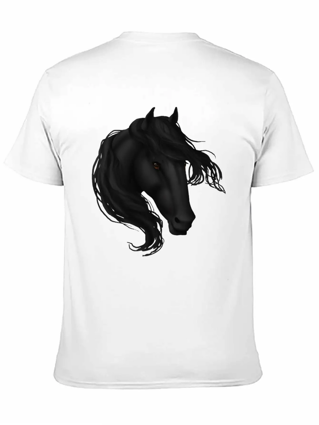 Black Horse Basic Graphic T-Shirt – Daily Comfort In Soft Cotton
