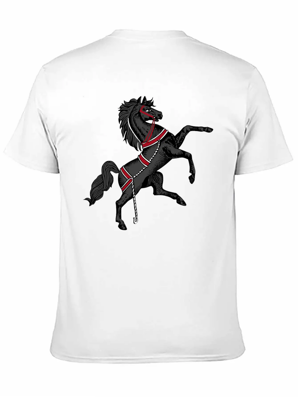 Black Horse Relaxed Everyday Tee – Lightweight And Durable Cotton