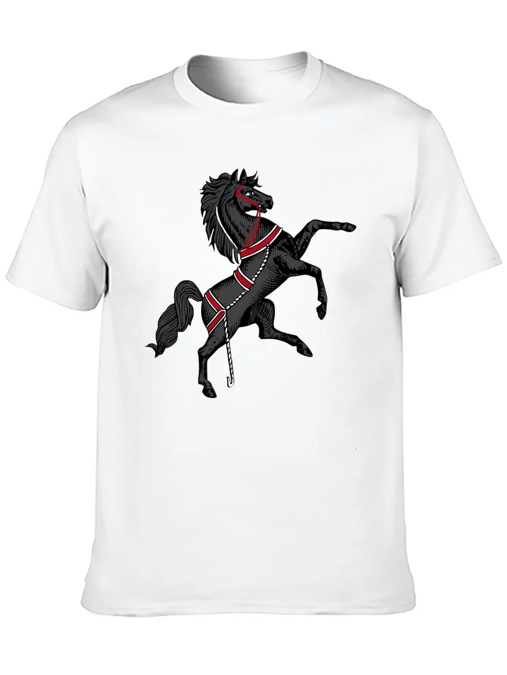 Black Horse Relaxed Everyday Tee – Lightweight And Durable Cotton