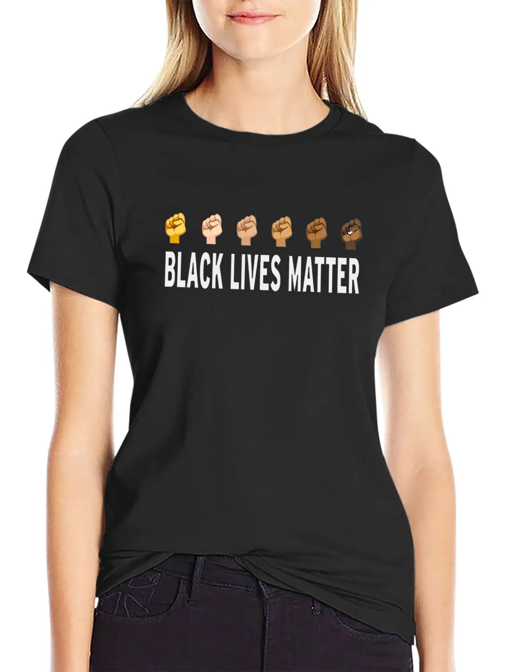 Black Lives Matter Breathable Graphic T-Shirt – Perfect For Casual Days