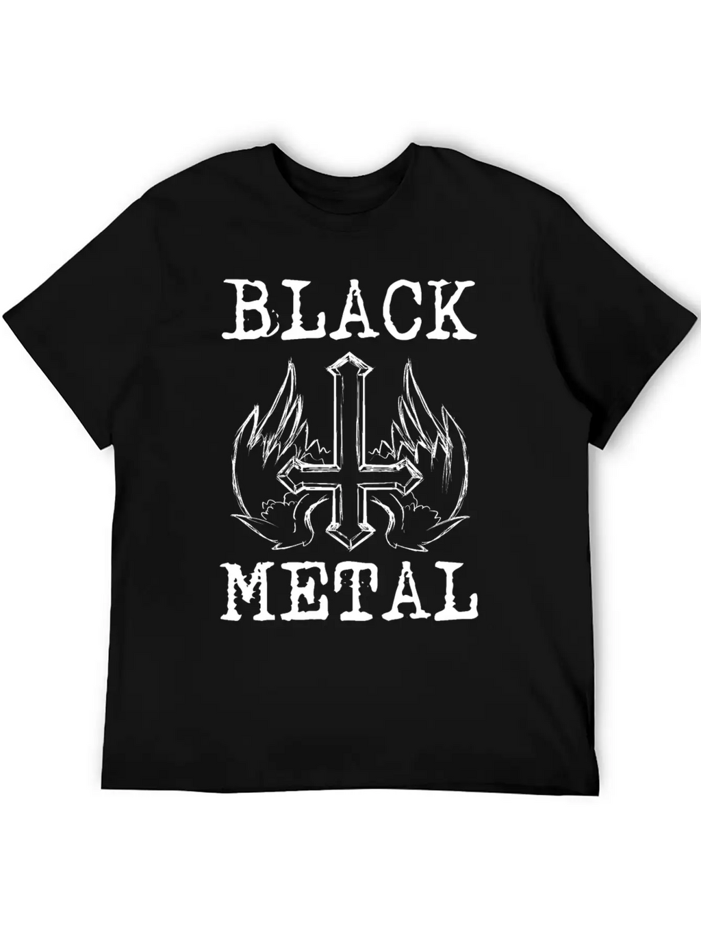 BLACK METAL Breathable Graphic T-Shirt – Perfect For Casual Days