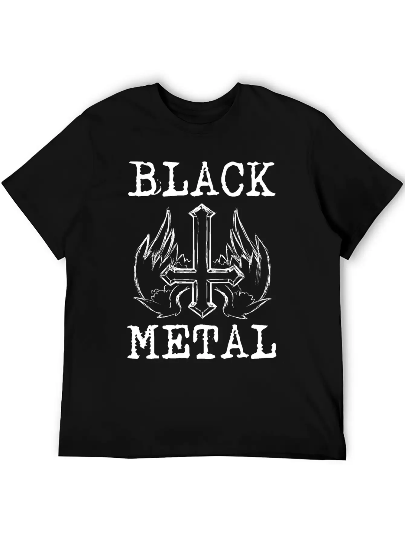 BLACK METAL Breathable Graphic T-Shirt – Perfect For Casual Days