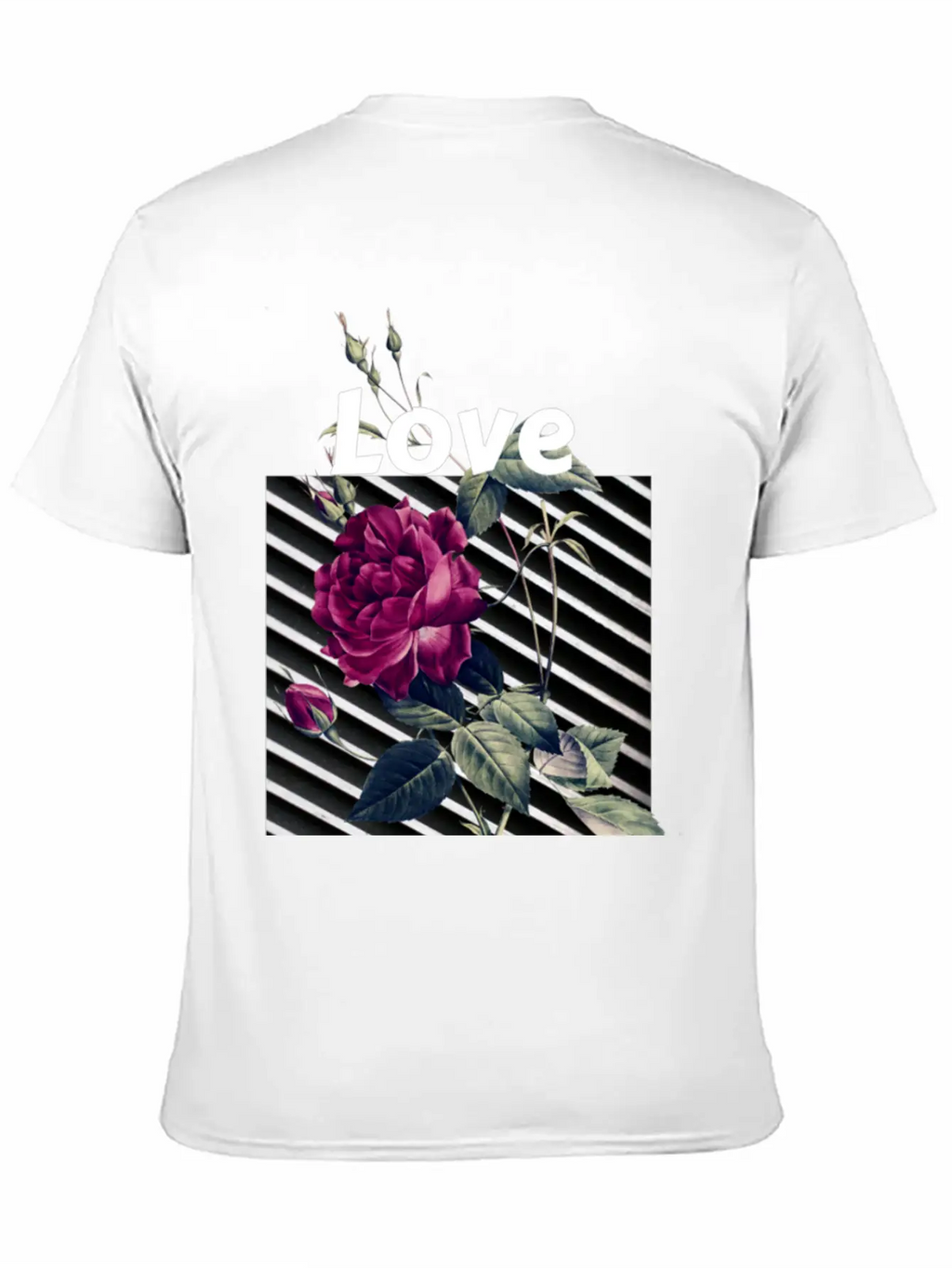 Black Rose Streetwear Aesthetic Classic Cotton Tee – Unisex Comfort For Any Season