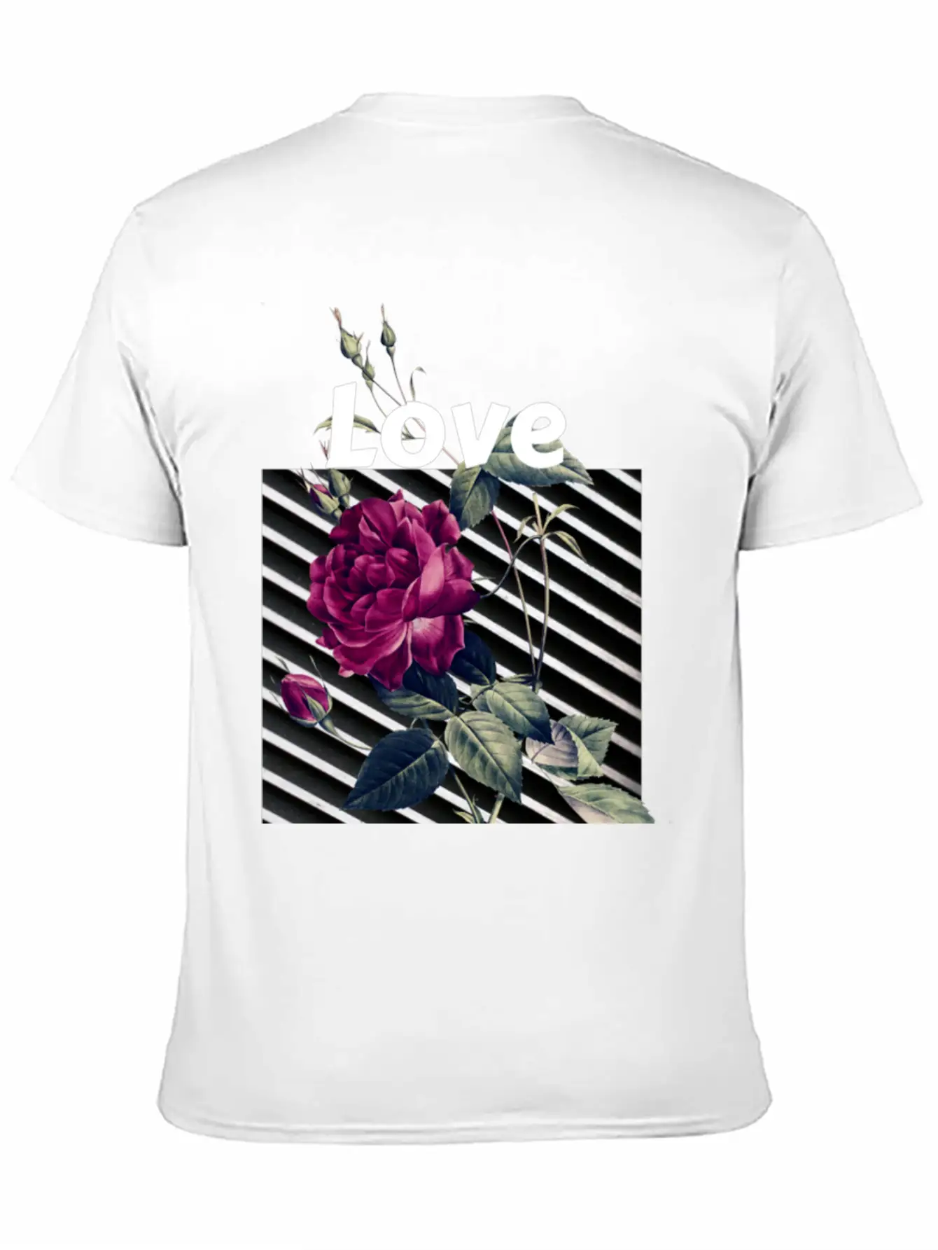 Black Rose Streetwear Aesthetic Classic Cotton Tee – Unisex Comfort For Any Season