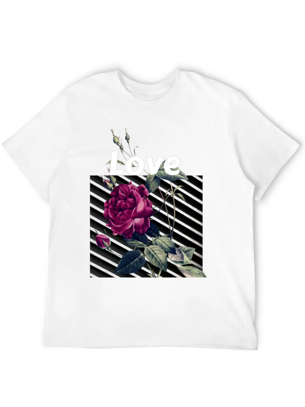 Black Rose Streetwear Aesthetic Classic Cotton Tee – Unisex Comfort For Any Season
