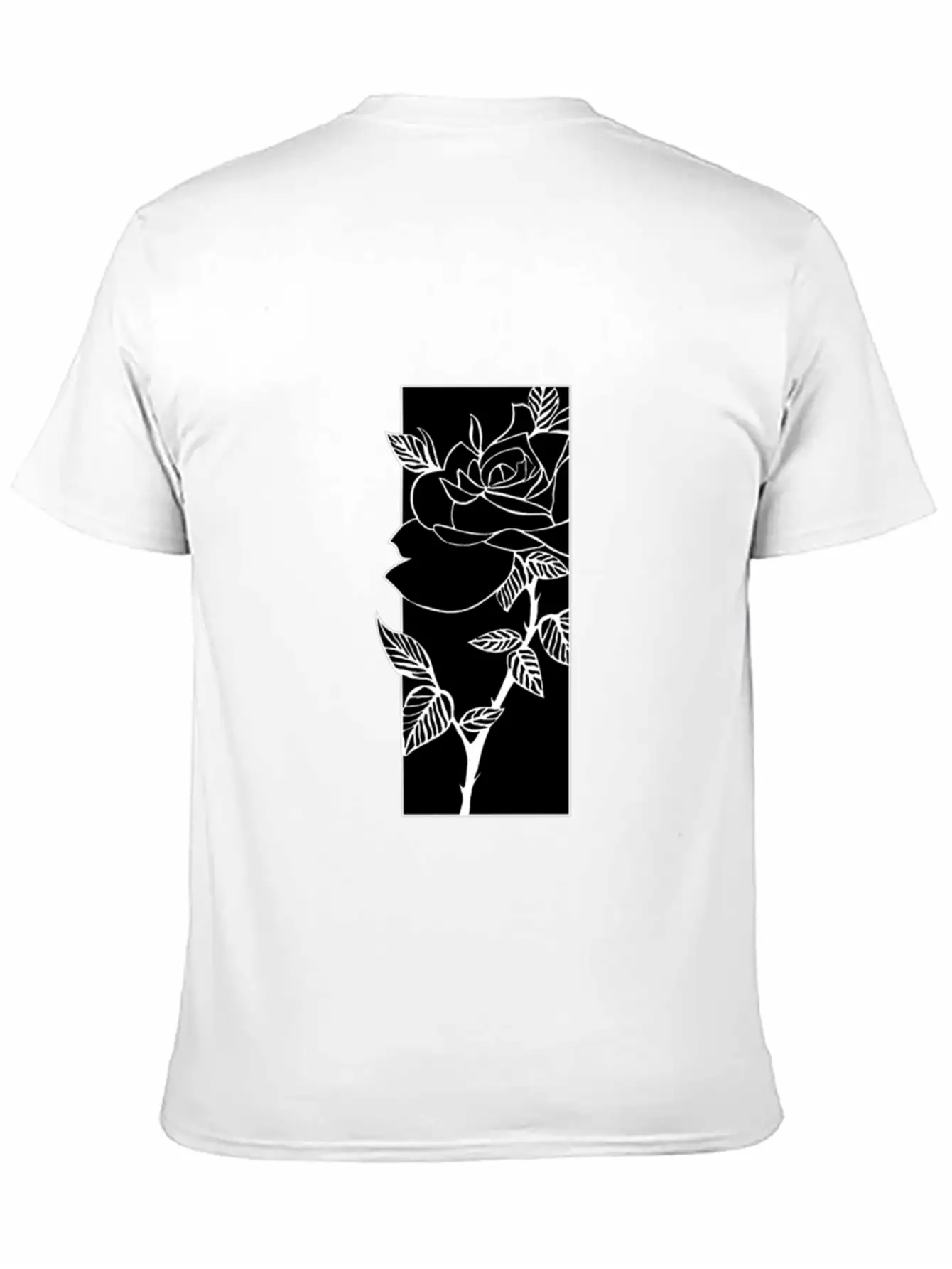 Black T Shirtblack Rose T Shirt Timeless Short Sleeve Tee – Comfy And Minimalist Design