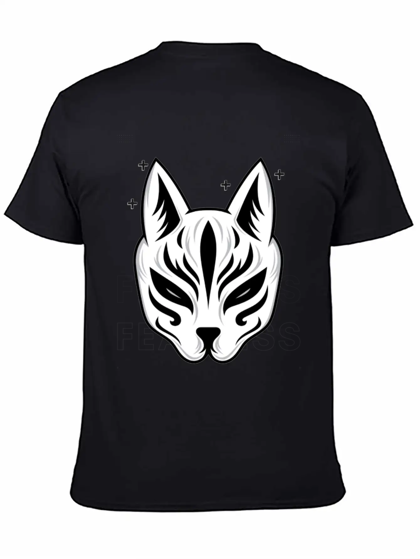 Black White Modern Fearless T Shirt Design Stylish Everyday T-Shirt – Unisex Basic Cotton Tee