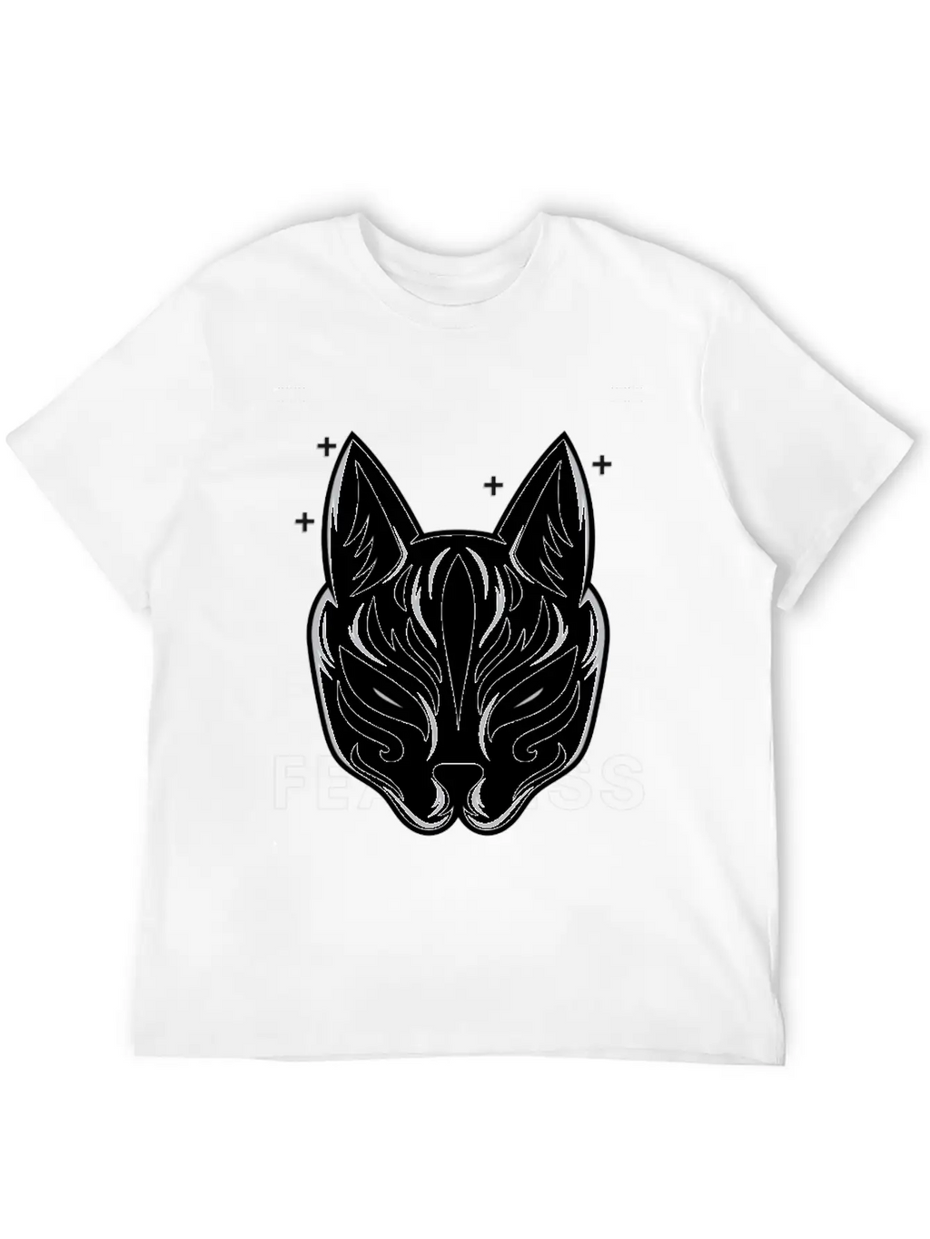 Black White Modern Fearless T Shirt Design Stylish Everyday T-Shirt – Unisex Basic Cotton Tee