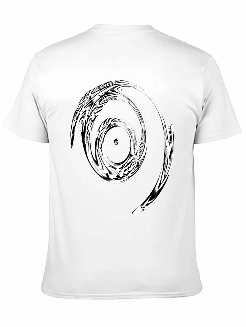 Black White Tribal Linear Timeless Short Sleeve Tee – Comfy And Minimalist Design