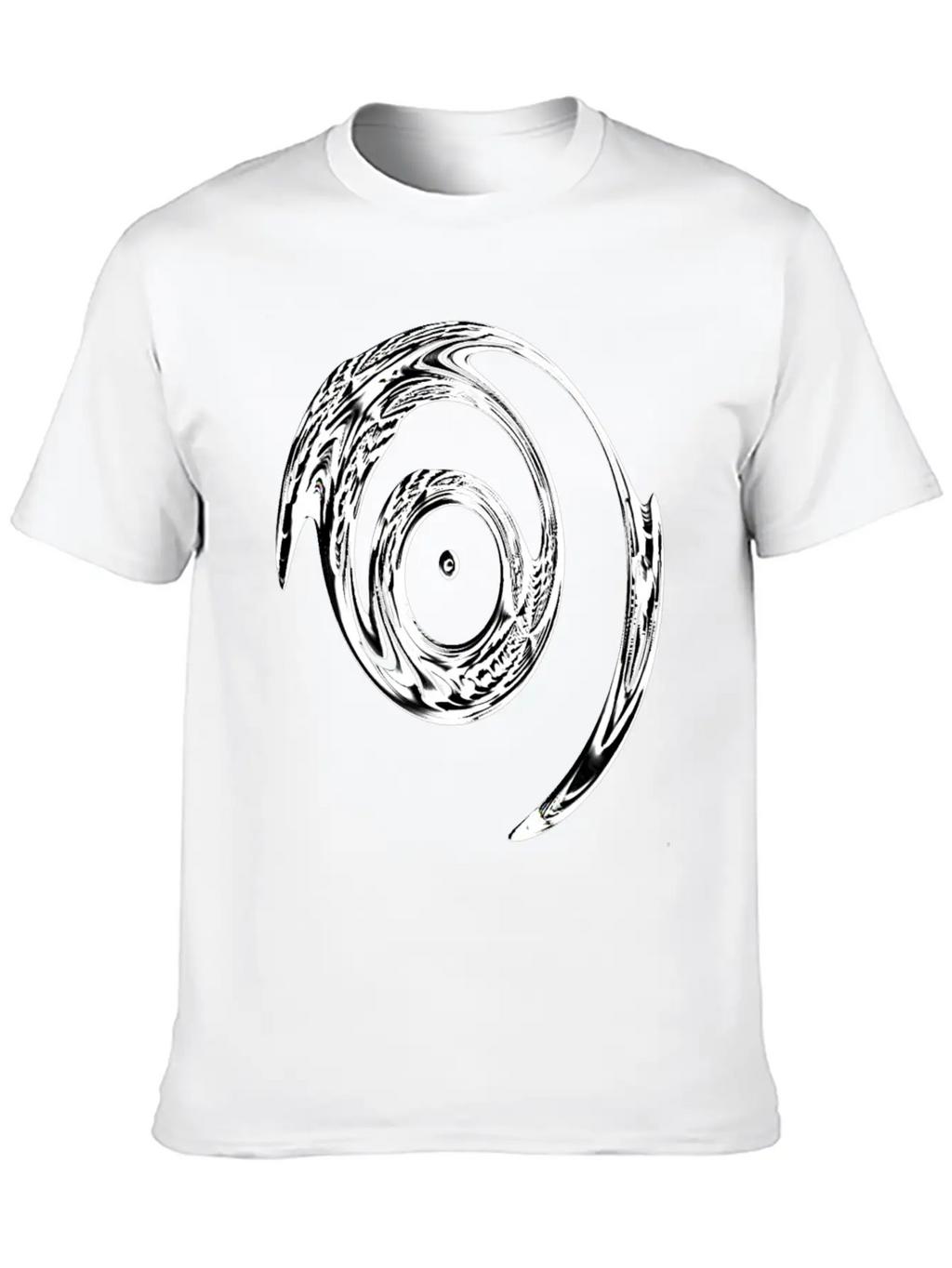 Black White Tribal Linear Timeless Short Sleeve Tee – Comfy And Minimalist Design