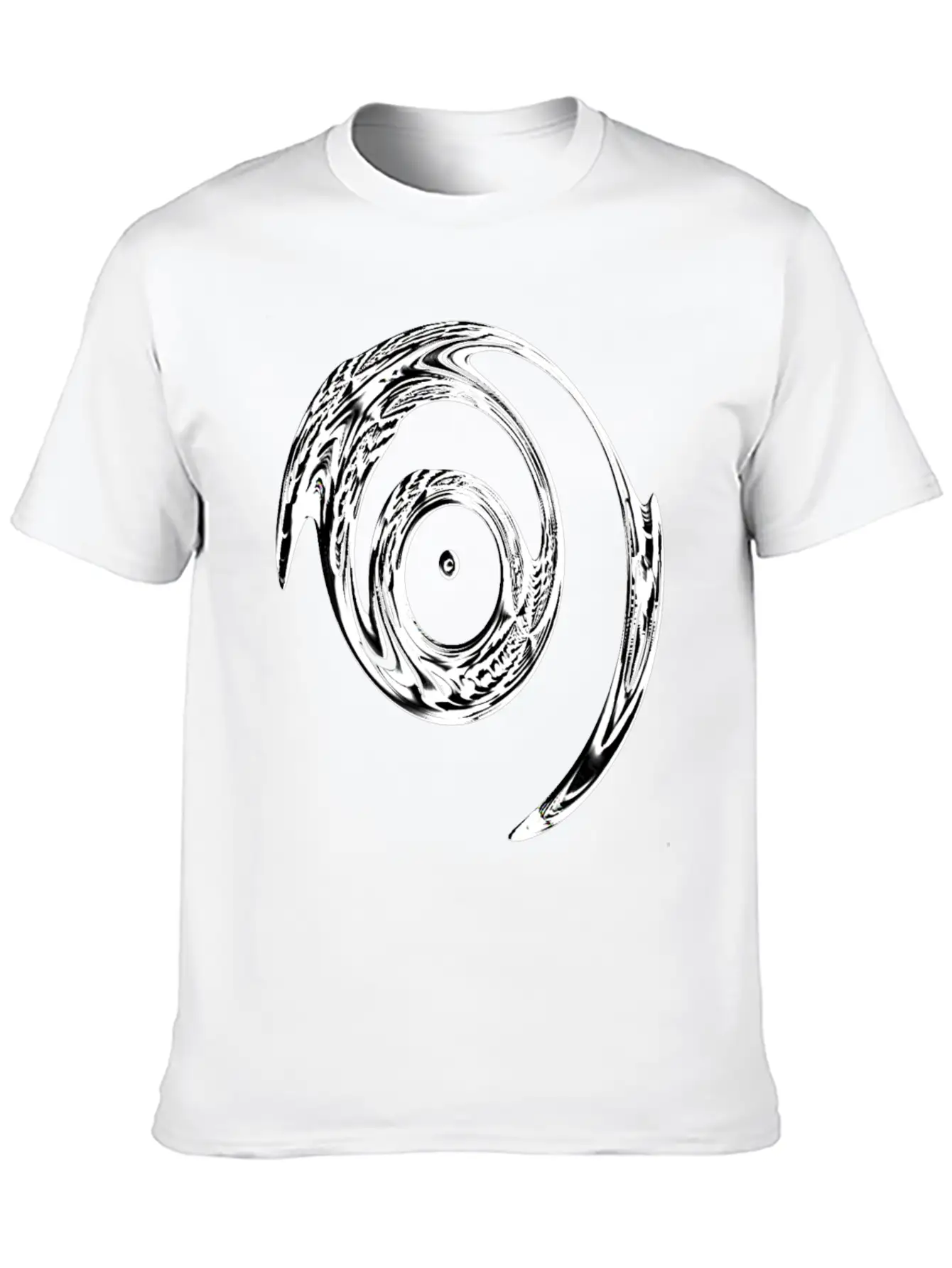 Black White Tribal Linear Timeless Short Sleeve Tee – Comfy And Minimalist Design