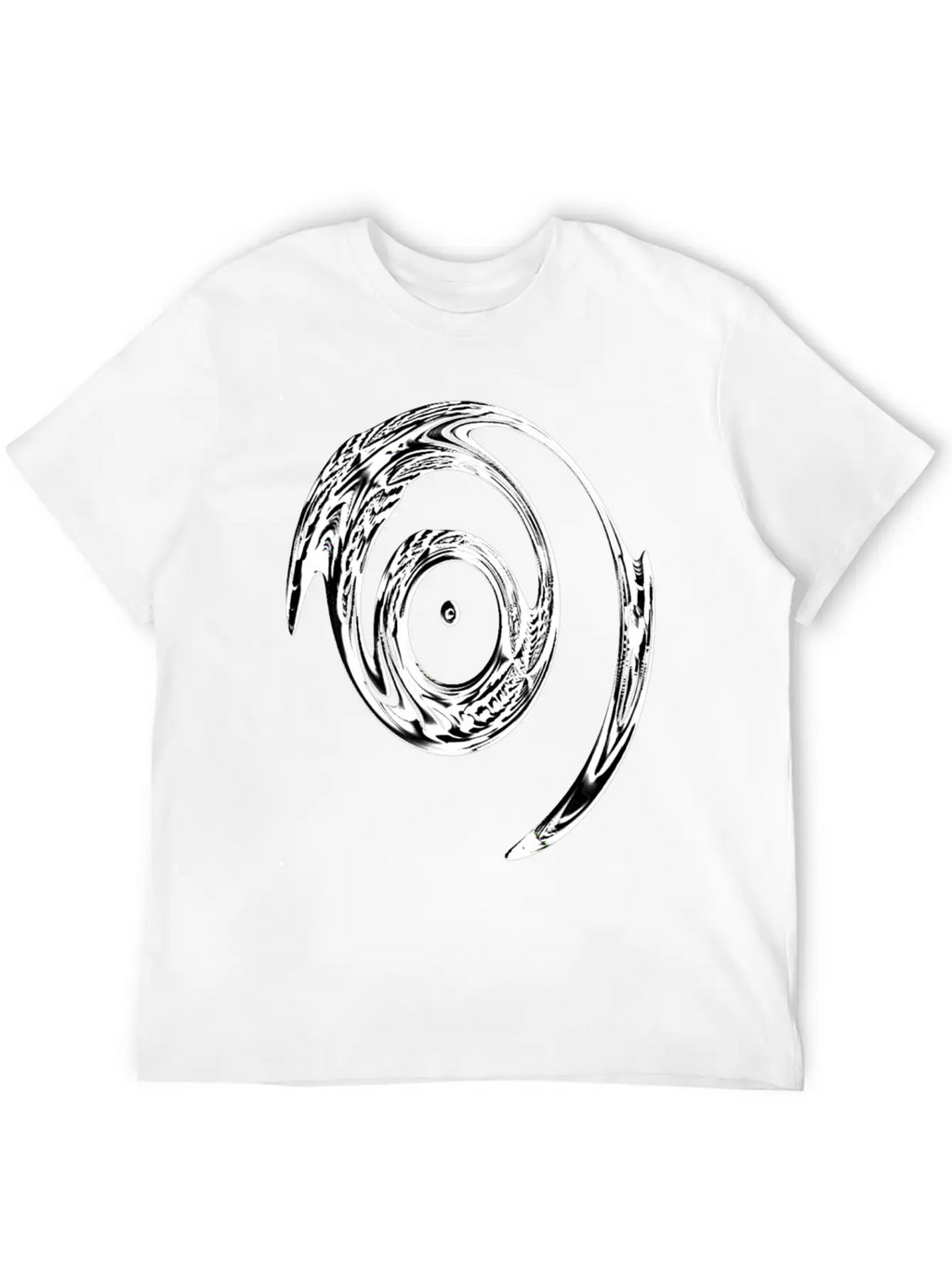Black White Tribal Linear Timeless Short Sleeve Tee – Comfy And Minimalist Design