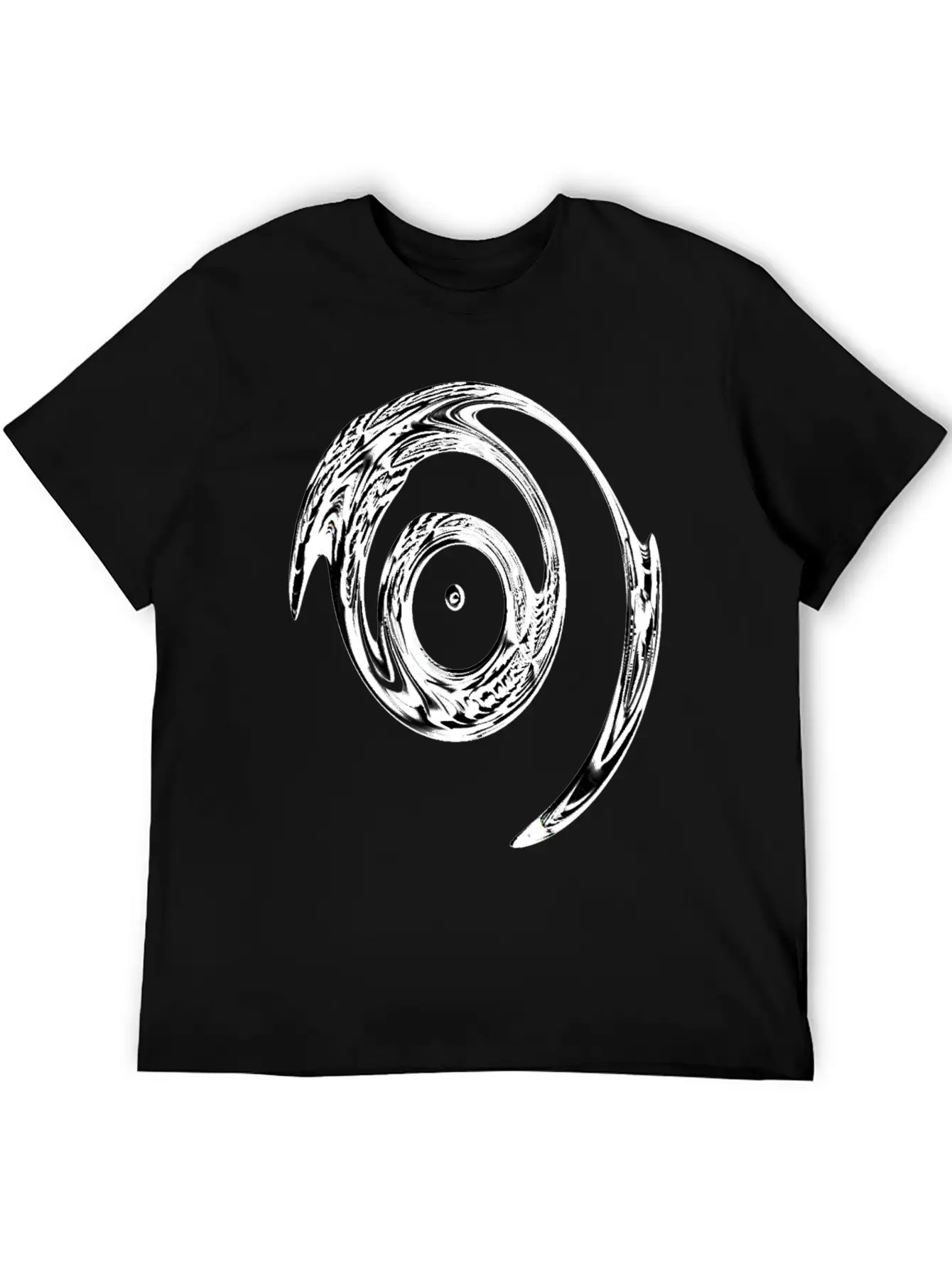 Black White Tribal Linear Timeless Short Sleeve Tee – Comfy And Minimalist Design