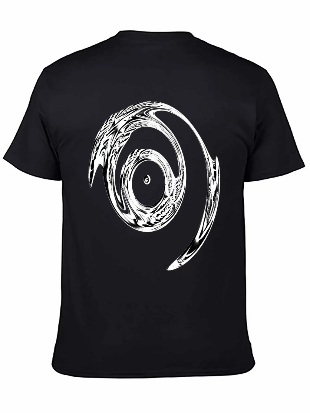 Black White Tribal Linear Timeless Short Sleeve Tee – Comfy And Minimalist Design