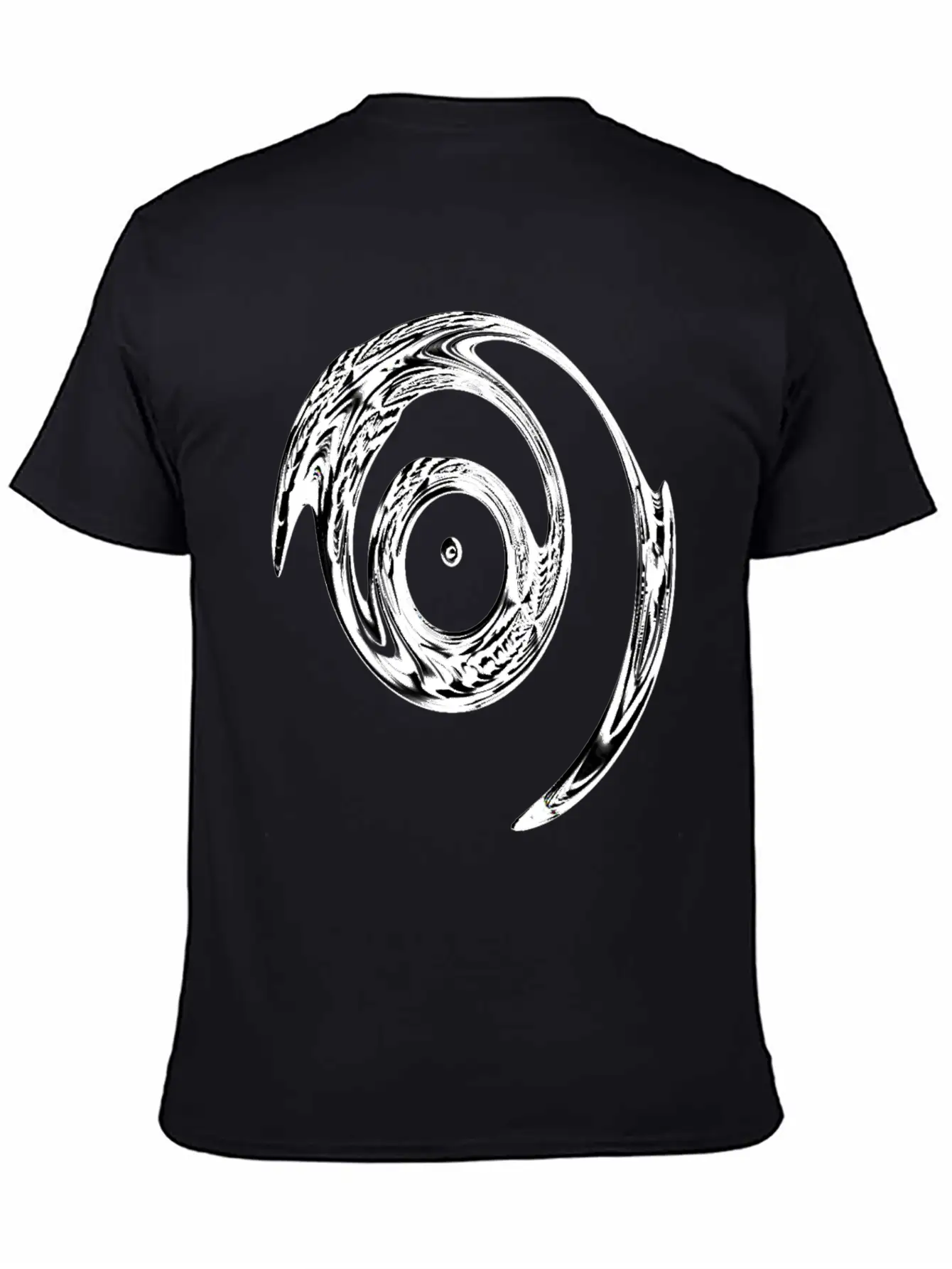 Black White Tribal Linear Timeless Short Sleeve Tee – Comfy And Minimalist Design