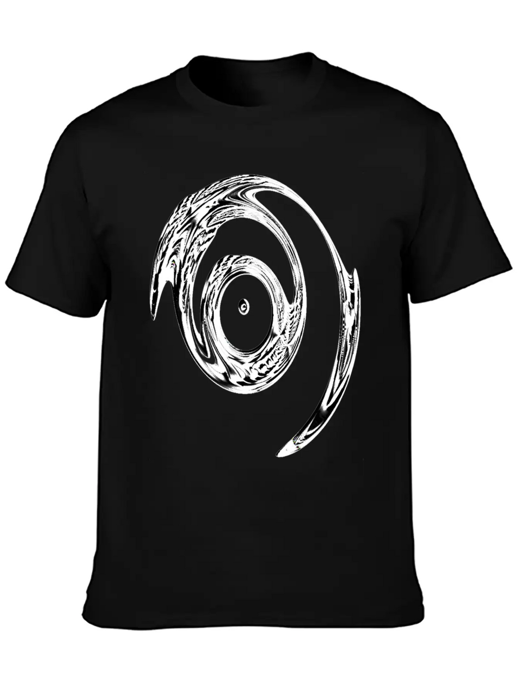 Black White Tribal Linear Timeless Short Sleeve Tee – Comfy And Minimalist Design
