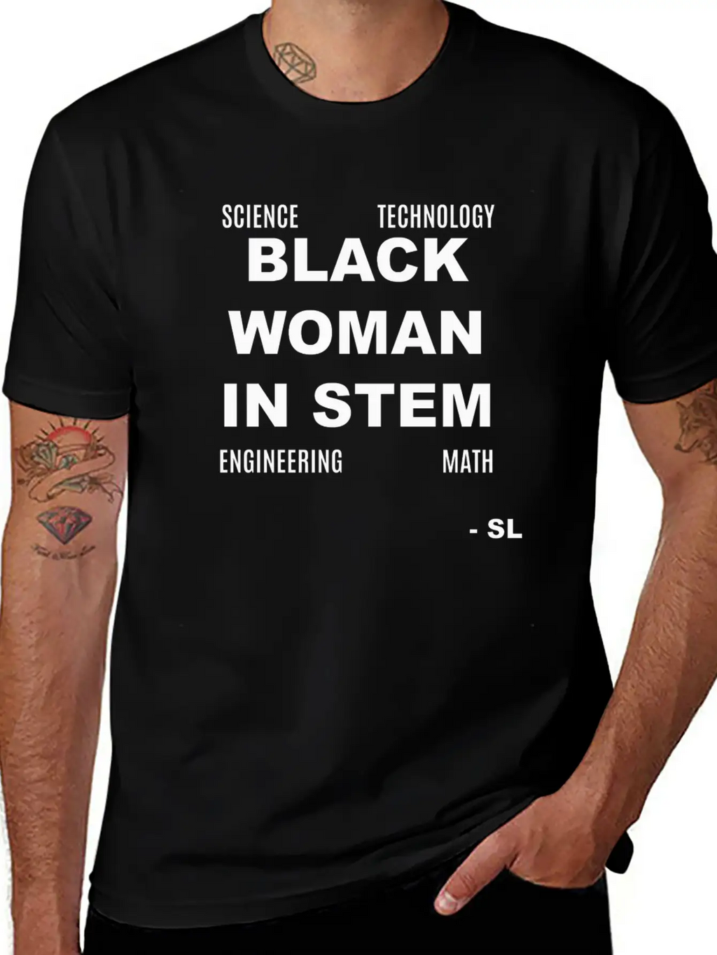 Black Women In STEM Classic Cotton Tee – Unisex Comfort For Any Season