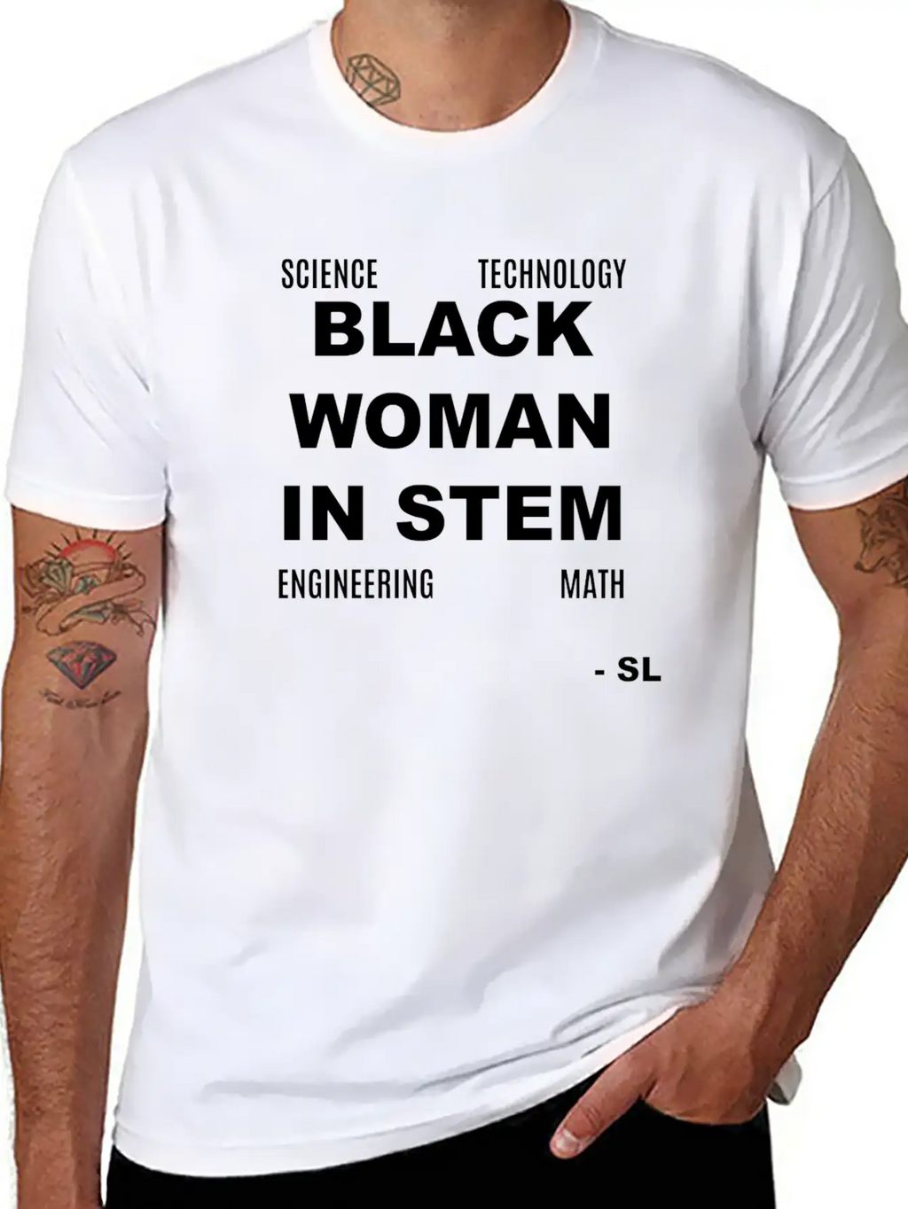 Black Women In STEM Classic Cotton Tee – Unisex Comfort For Any Season