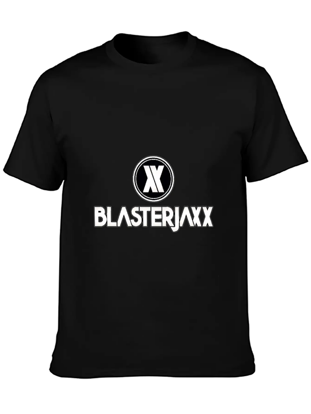 Blasterjaxx Black Breathable Graphic T-Shirt – Perfect For Casual Days