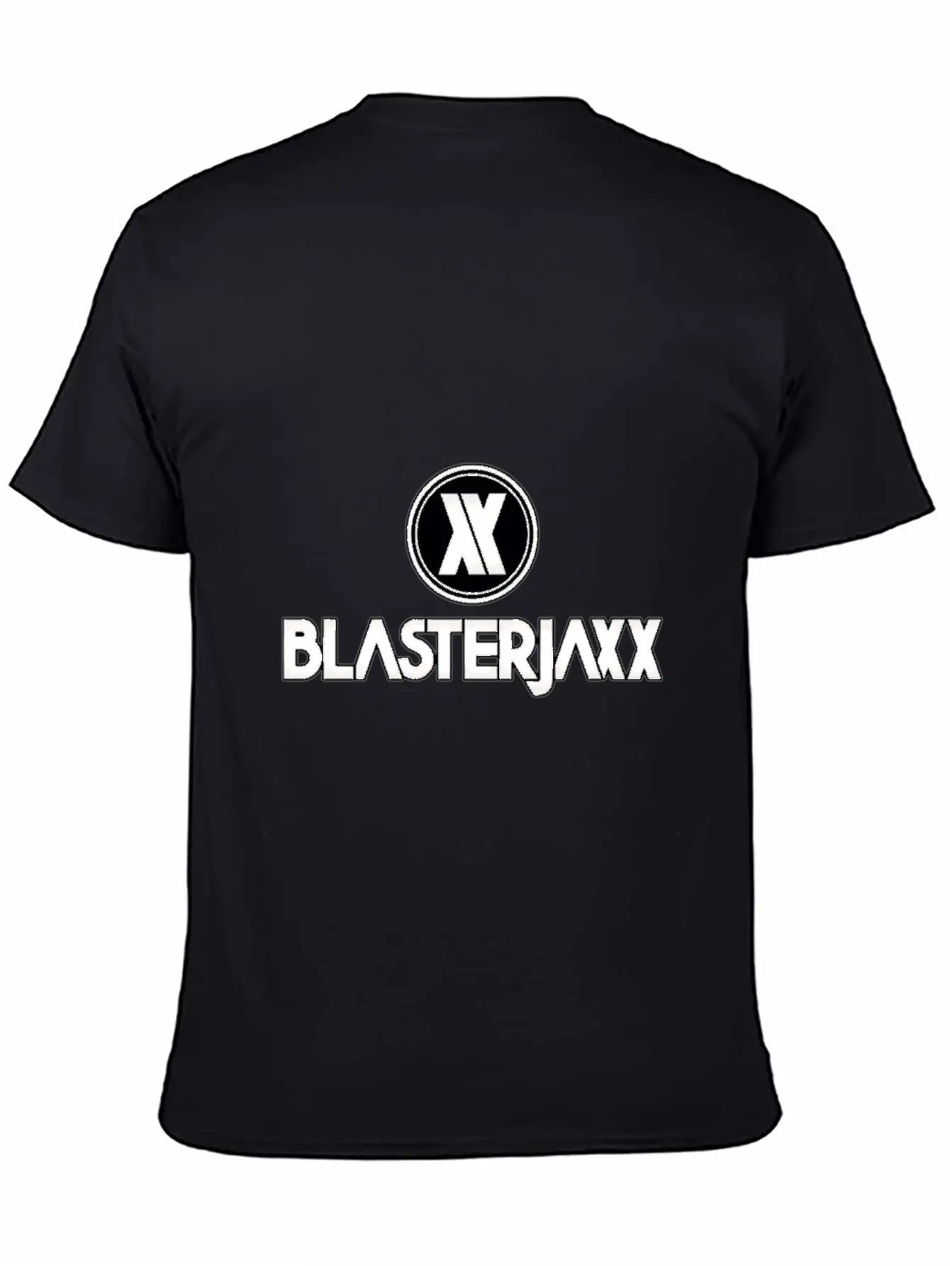 Blasterjaxx Black Breathable Graphic T-Shirt – Perfect For Casual Days