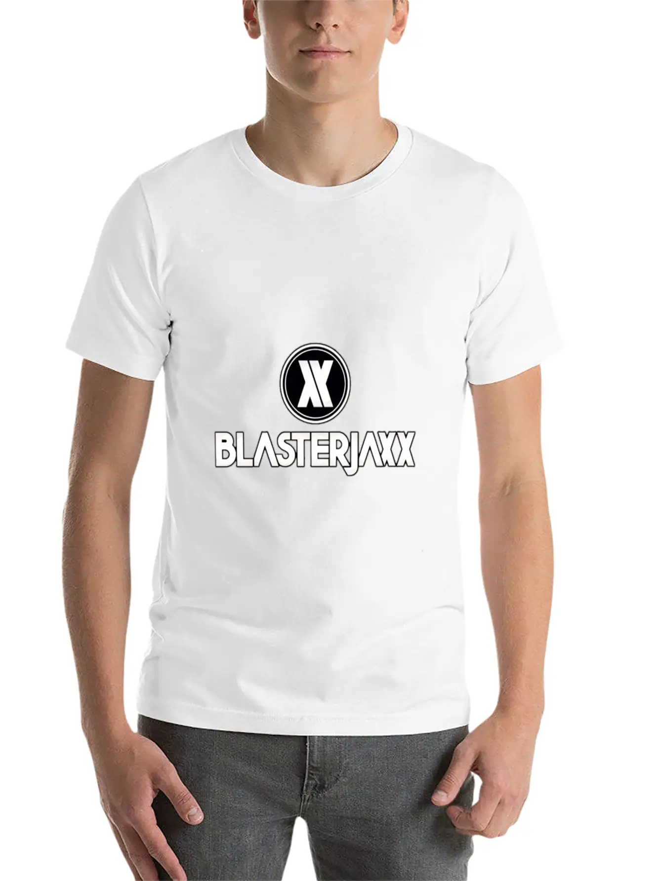 Blasterjaxx Black Breathable Graphic T-Shirt – Perfect For Casual Days