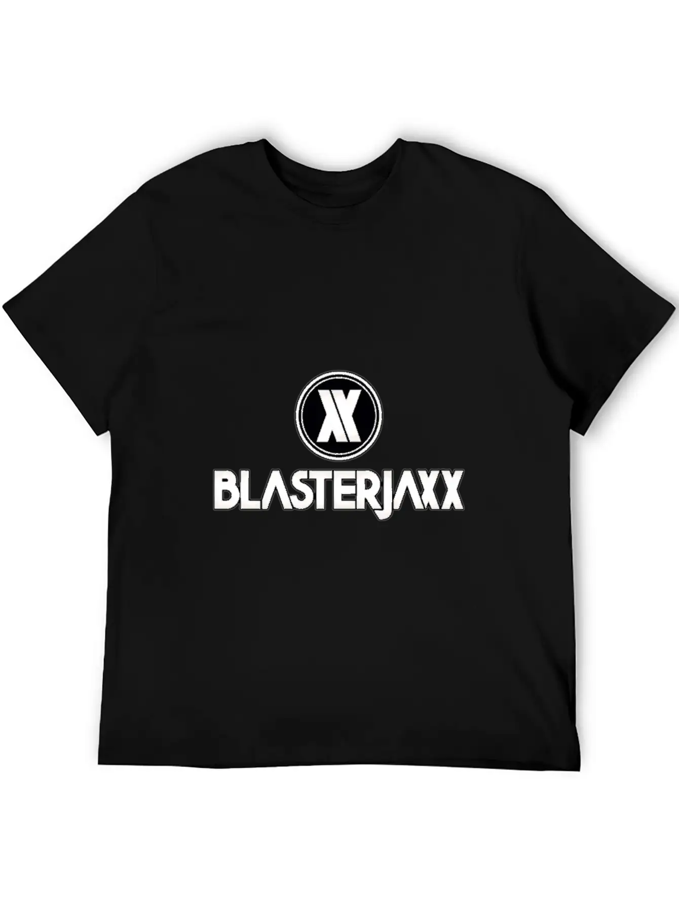 Blasterjaxx Black Breathable Graphic T-Shirt – Perfect For Casual Days