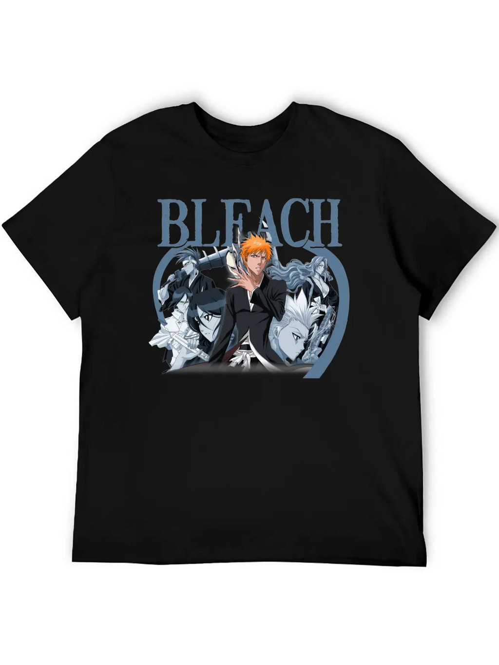 Bleach Blue Duotone Color Essential Cotton Tee For Daily Outfits – Unisex Style