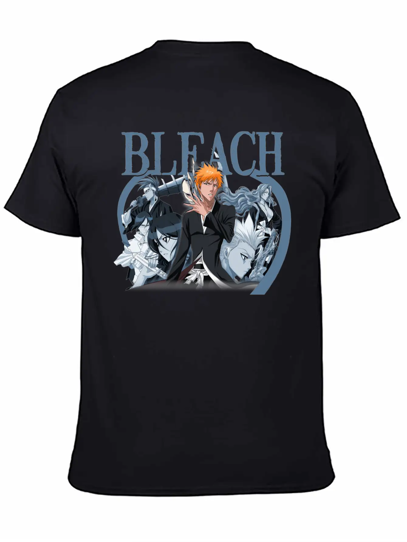 Bleach Blue Duotone Color Essential Cotton Tee For Daily Outfits – Unisex Style