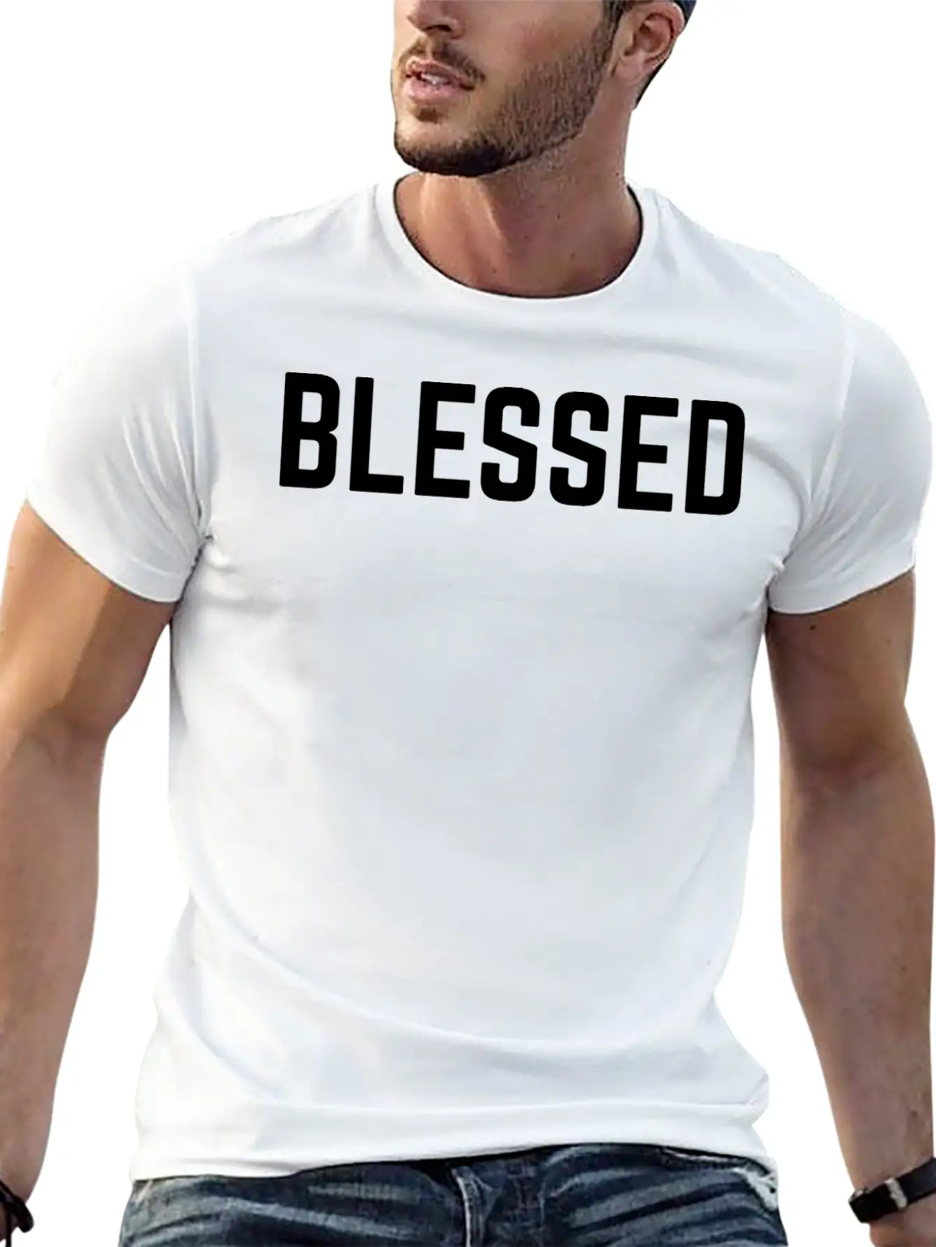 Blessed Basic Graphic T-Shirt – Daily Comfort In Soft Cotton