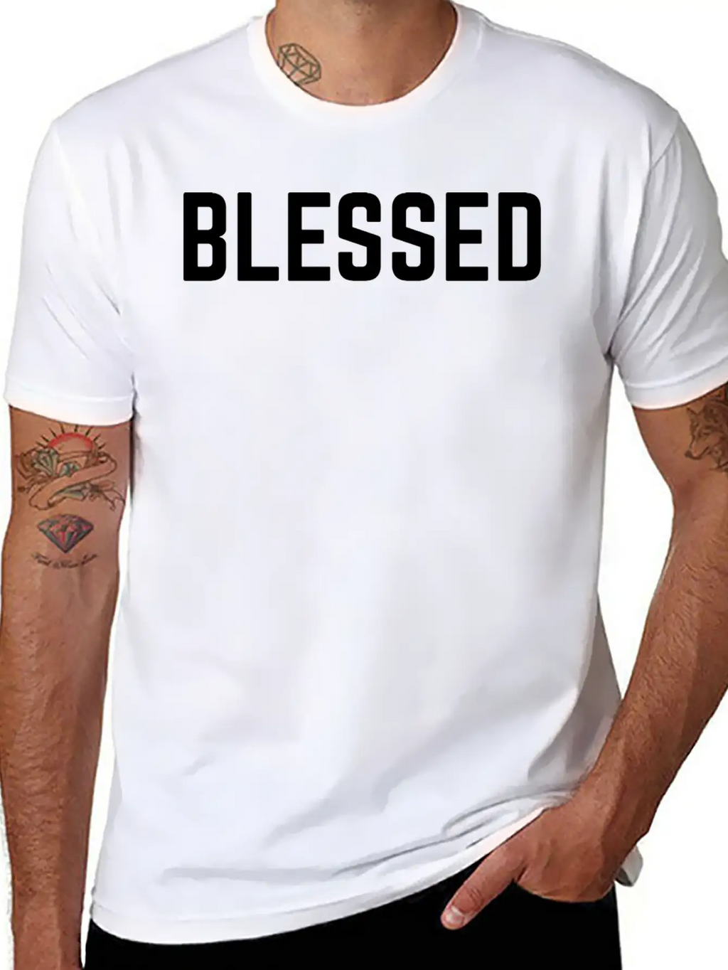 Blessed Basic Graphic T-Shirt – Daily Comfort In Soft Cotton
