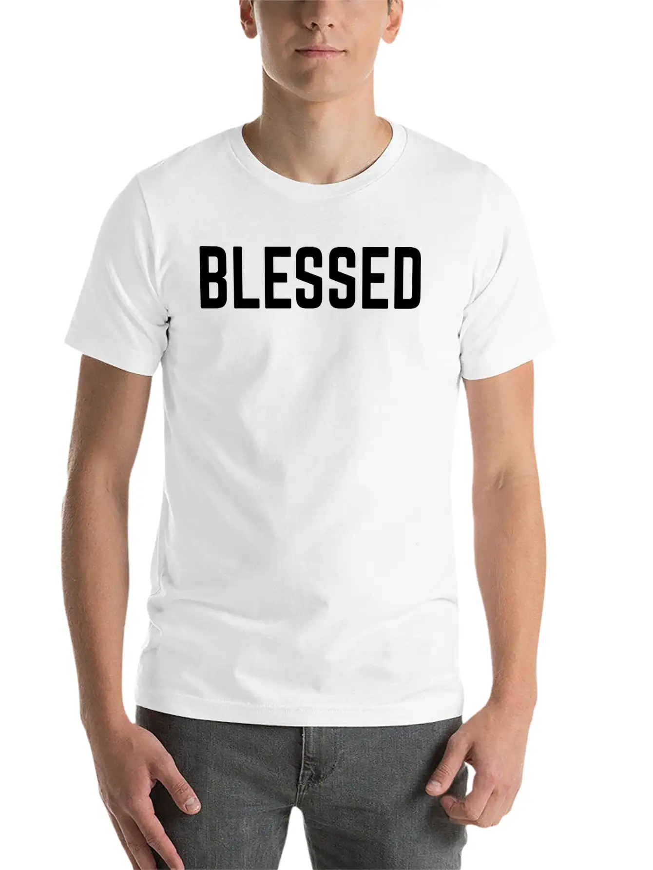 Blessed Basic Graphic T-Shirt – Daily Comfort In Soft Cotton