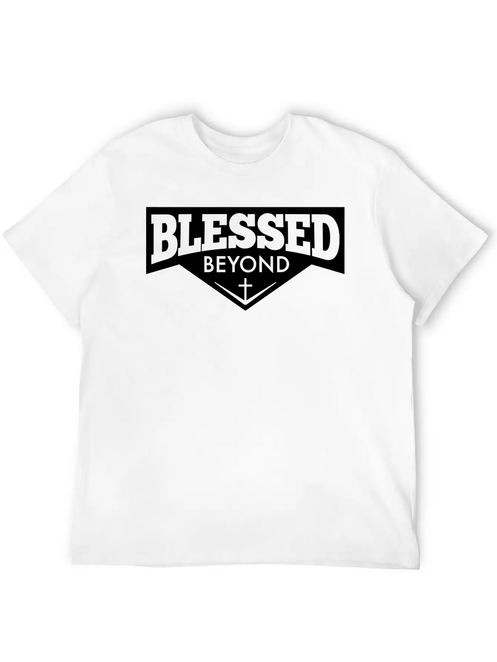 Blessed Beyond Christian, Jesus, Faith, Religion Breathable Soft Cotton T-Shirt – Timeless Casual Look