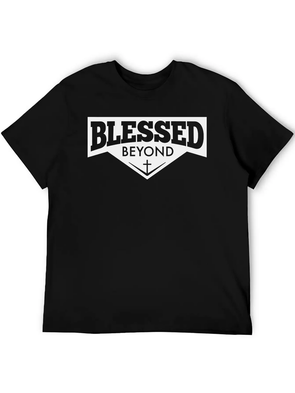 Blessed Beyond Christian, Jesus, Faith, Religion Breathable Soft Cotton T-Shirt – Timeless Casual Look
