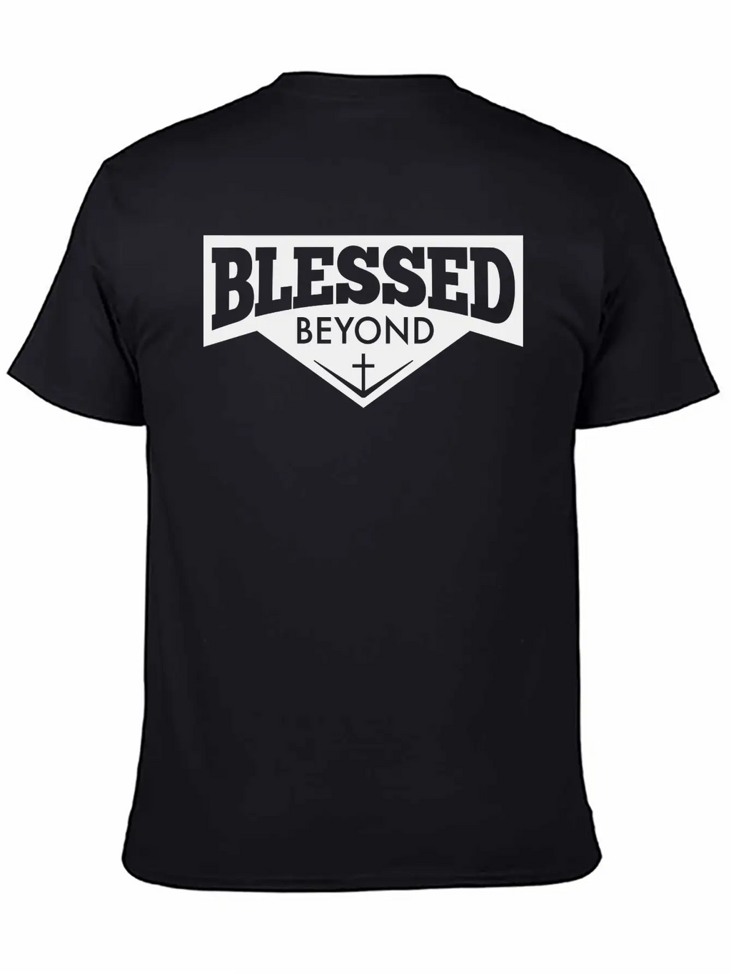Blessed Beyond Christian, Jesus, Faith, Religion Breathable Soft Cotton T-Shirt – Timeless Casual Look