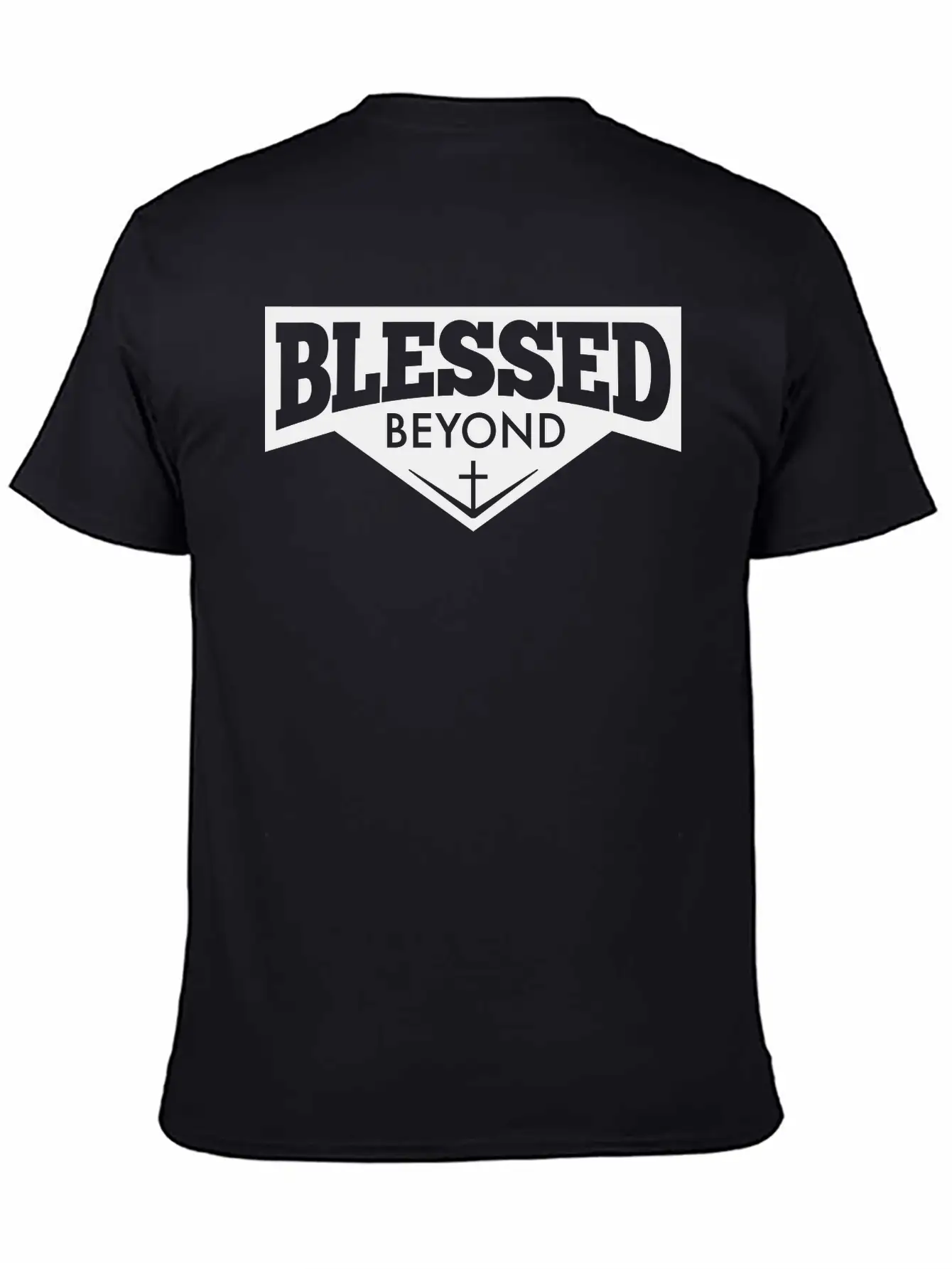 Blessed Beyond Christian, Jesus, Faith, Religion Breathable Soft Cotton T-Shirt – Timeless Casual Look