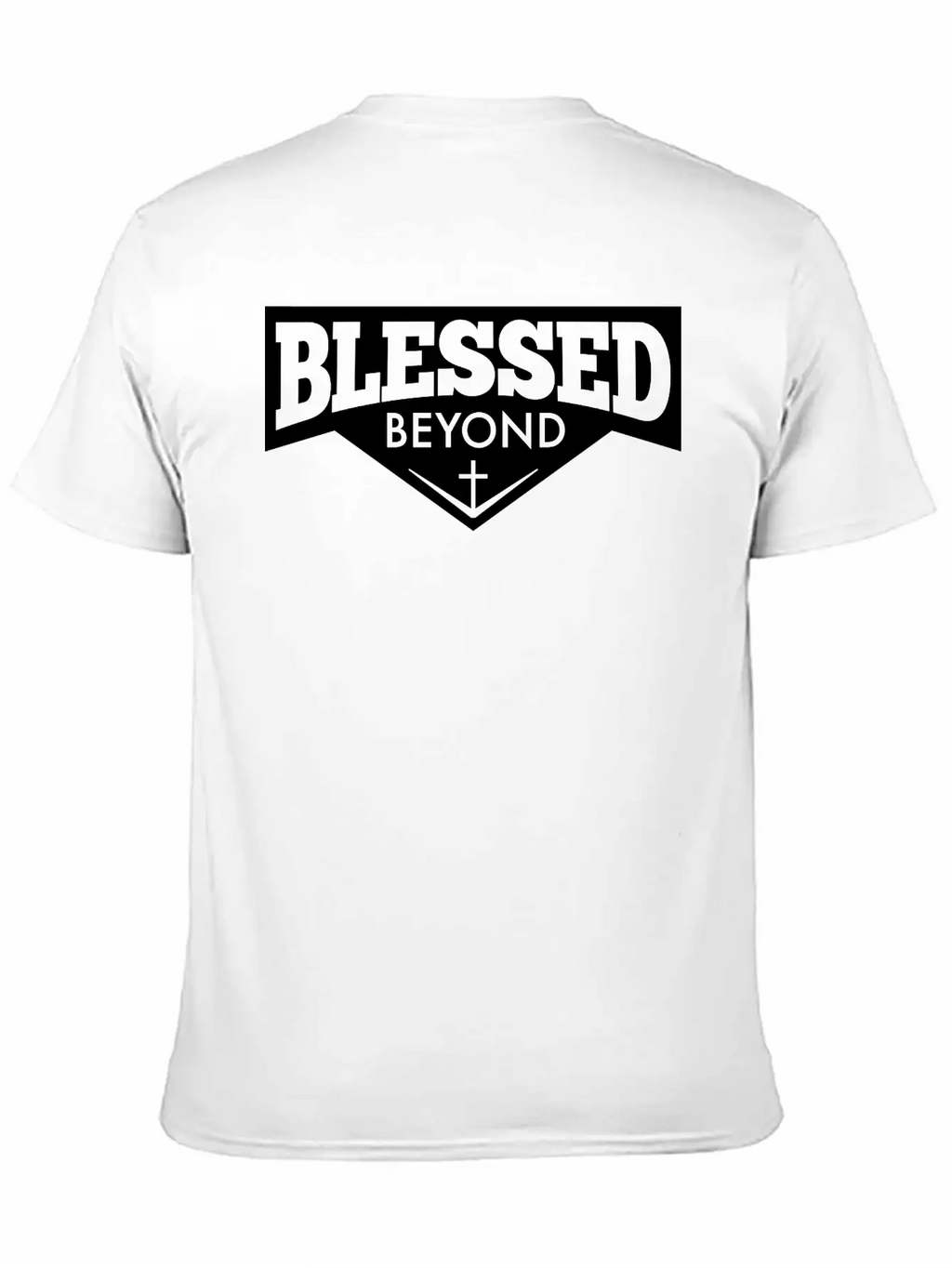 Blessed Beyond Christian, Jesus, Faith, Religion Breathable Soft Cotton T-Shirt – Timeless Casual Look