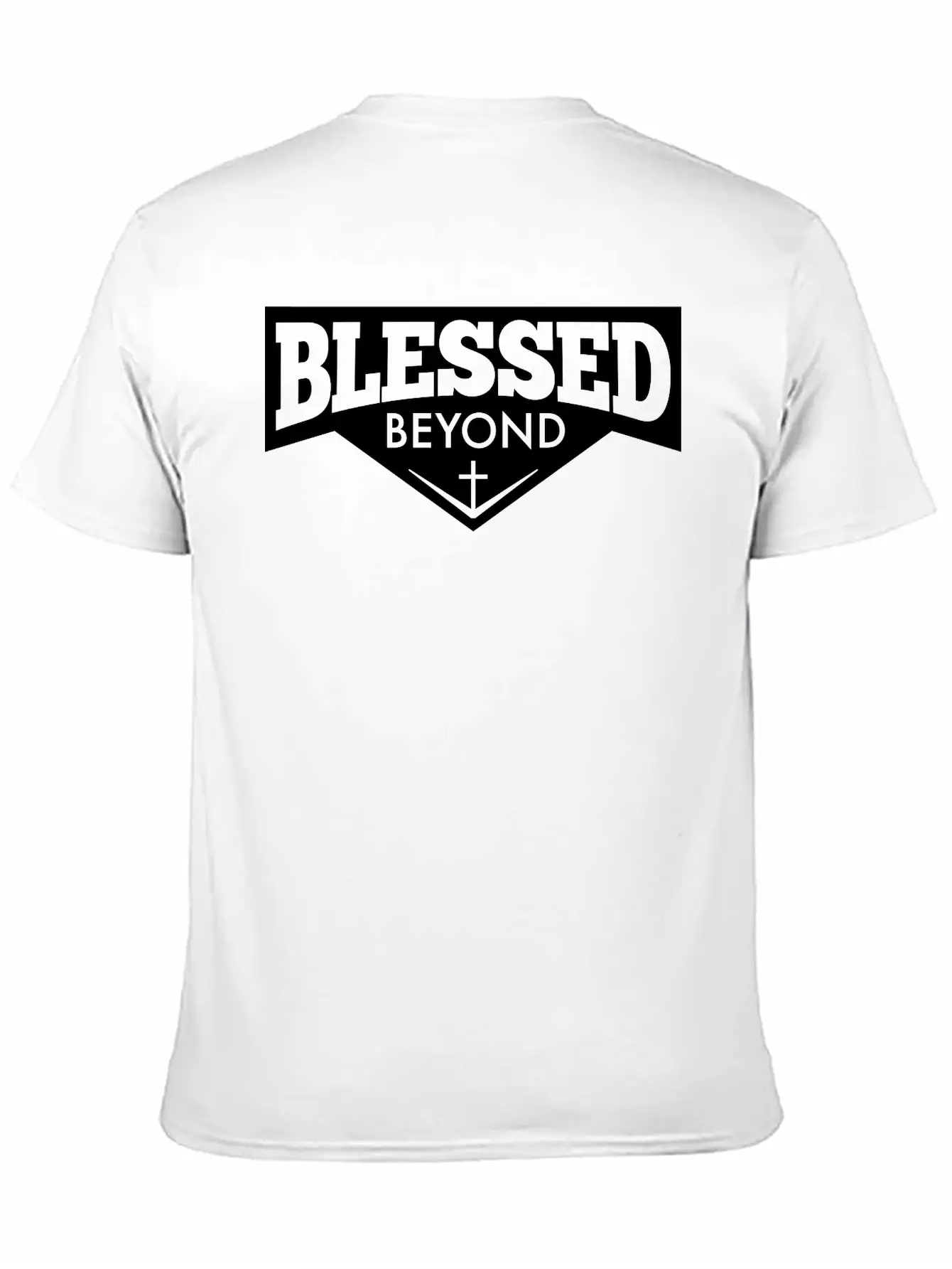 Blessed Beyond Christian, Jesus, Faith, Religion Breathable Soft Cotton T-Shirt – Timeless Casual Look