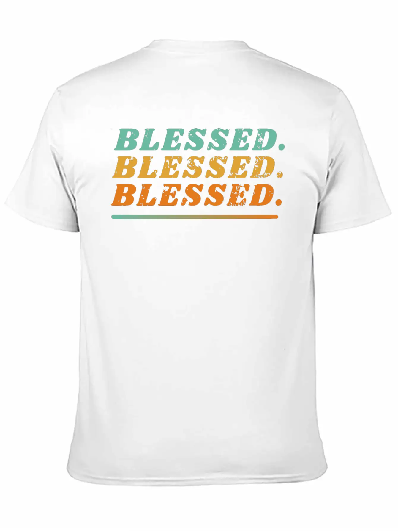 Blessed. Blessed. Blessed. Classic Cotton Tee – Unisex Comfort For Any Season