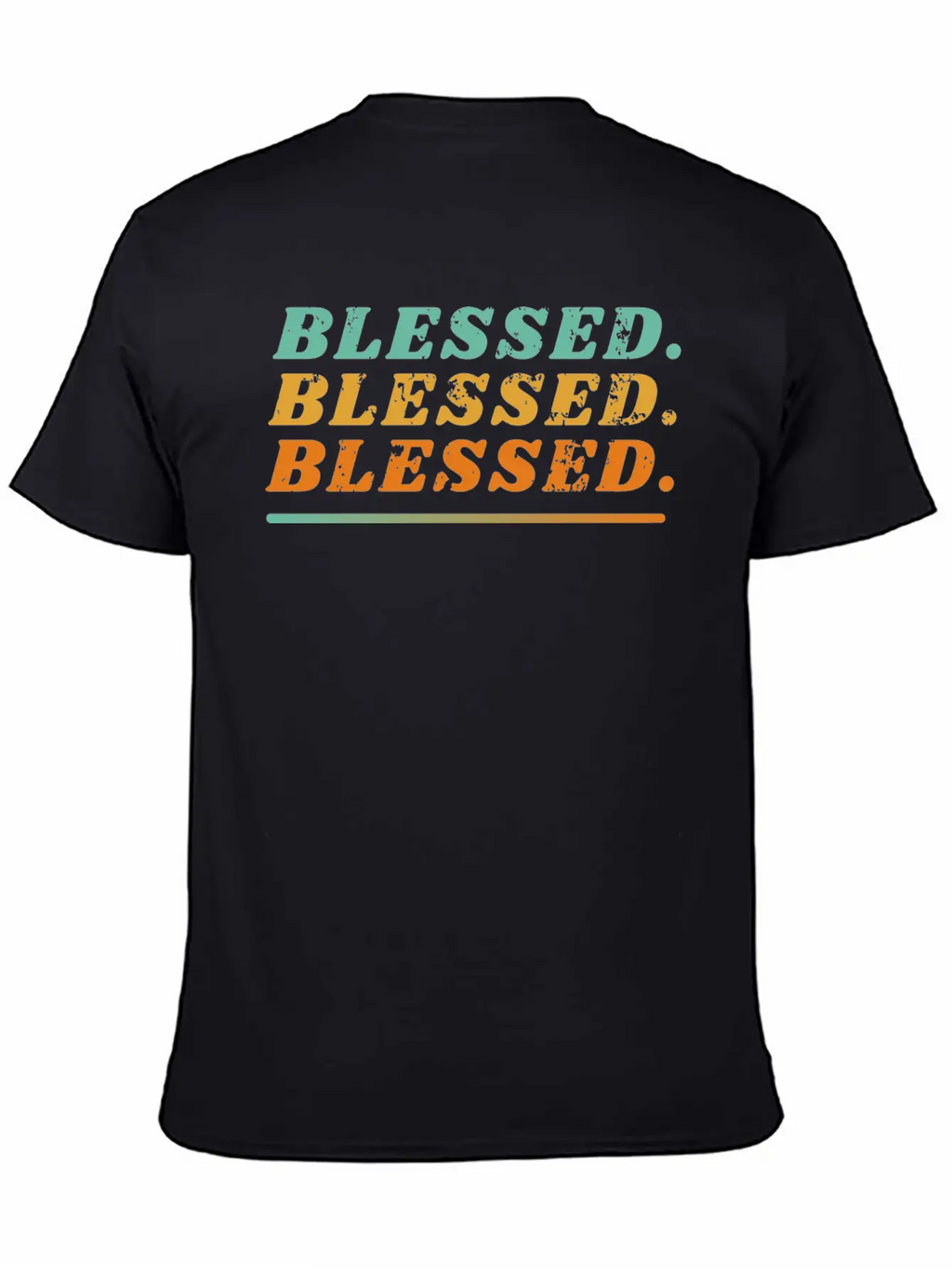 Blessed. Blessed. Blessed. Classic Cotton Tee – Unisex Comfort For Any Season