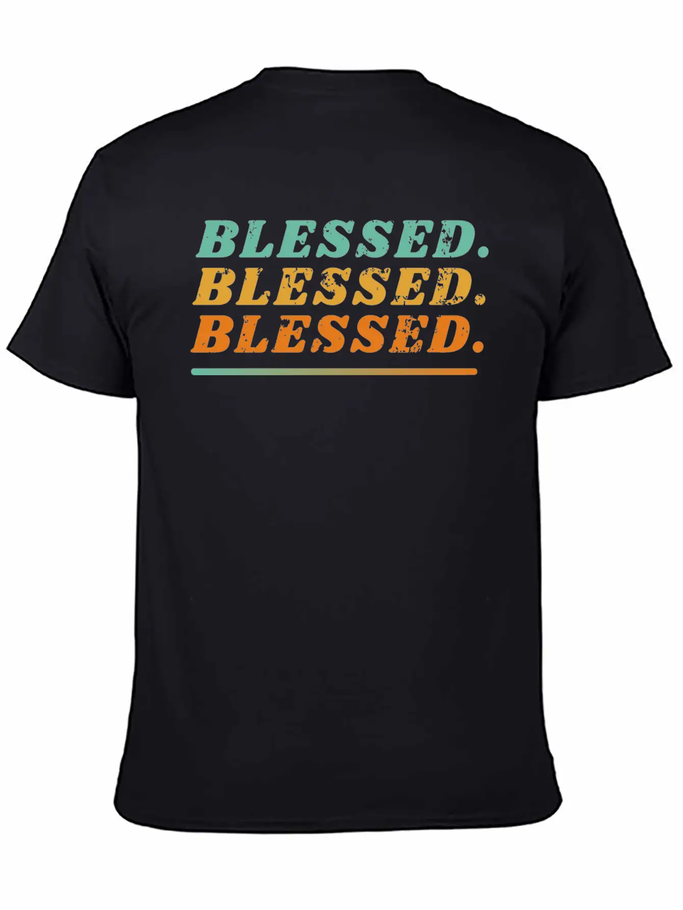 Blessed. Blessed. Blessed. Classic Cotton Tee – Unisex Comfort For Any Season