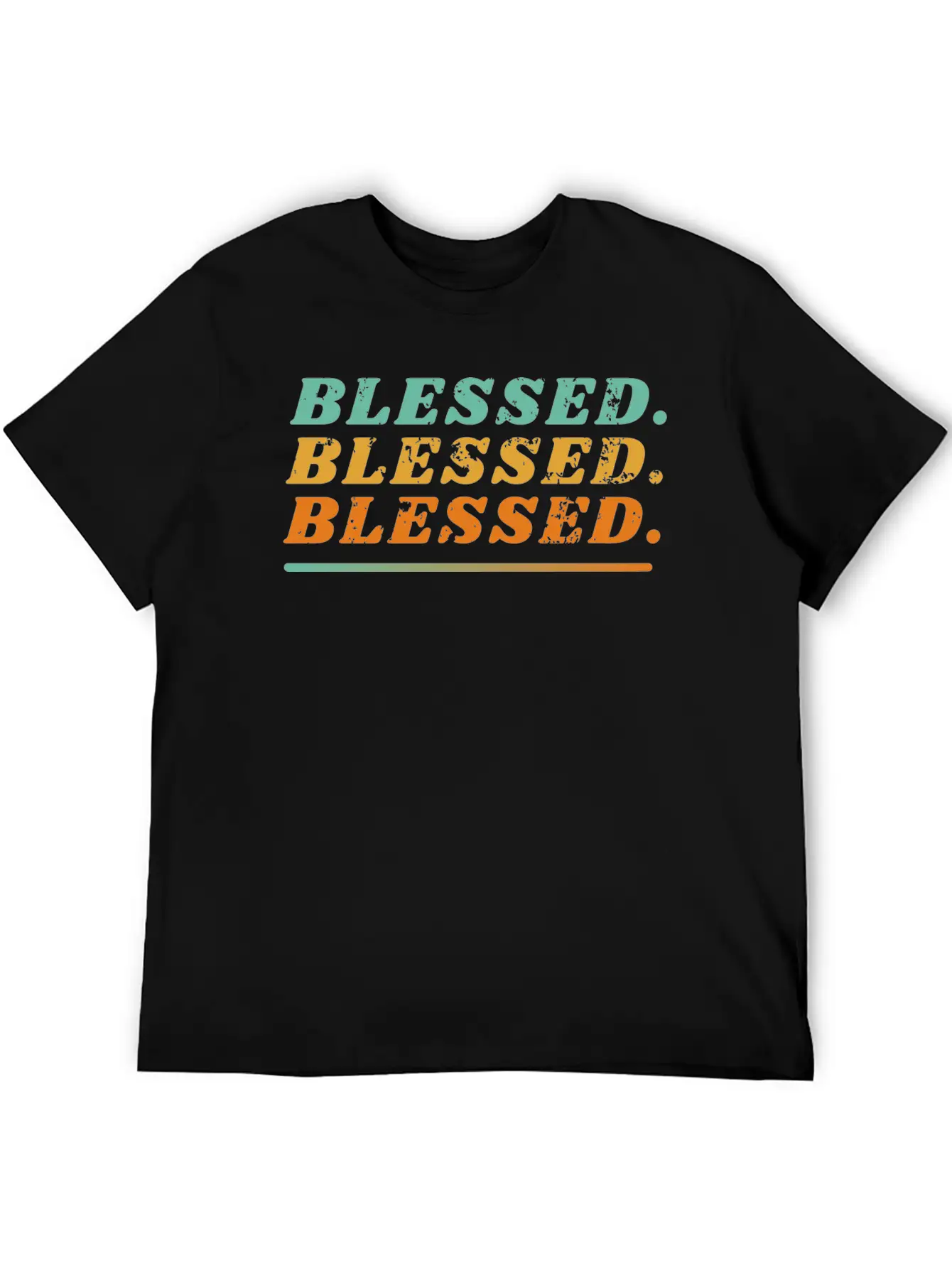 Blessed. Blessed. Blessed. Classic Cotton Tee – Unisex Comfort For Any Season