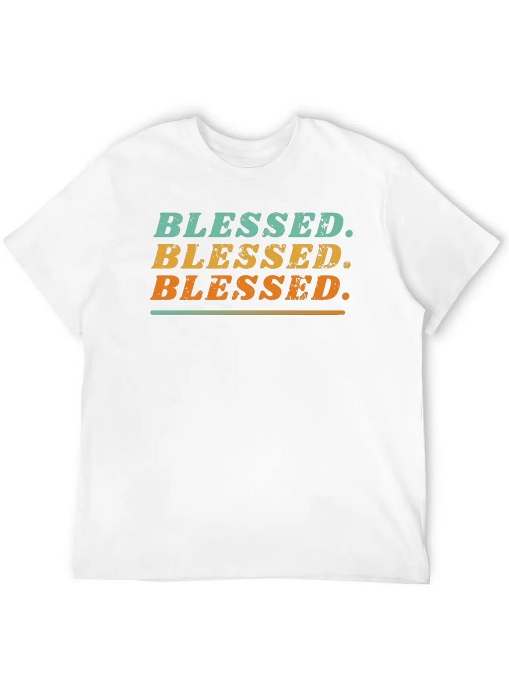 Blessed. Blessed. Blessed. Classic Cotton Tee – Unisex Comfort For Any Season