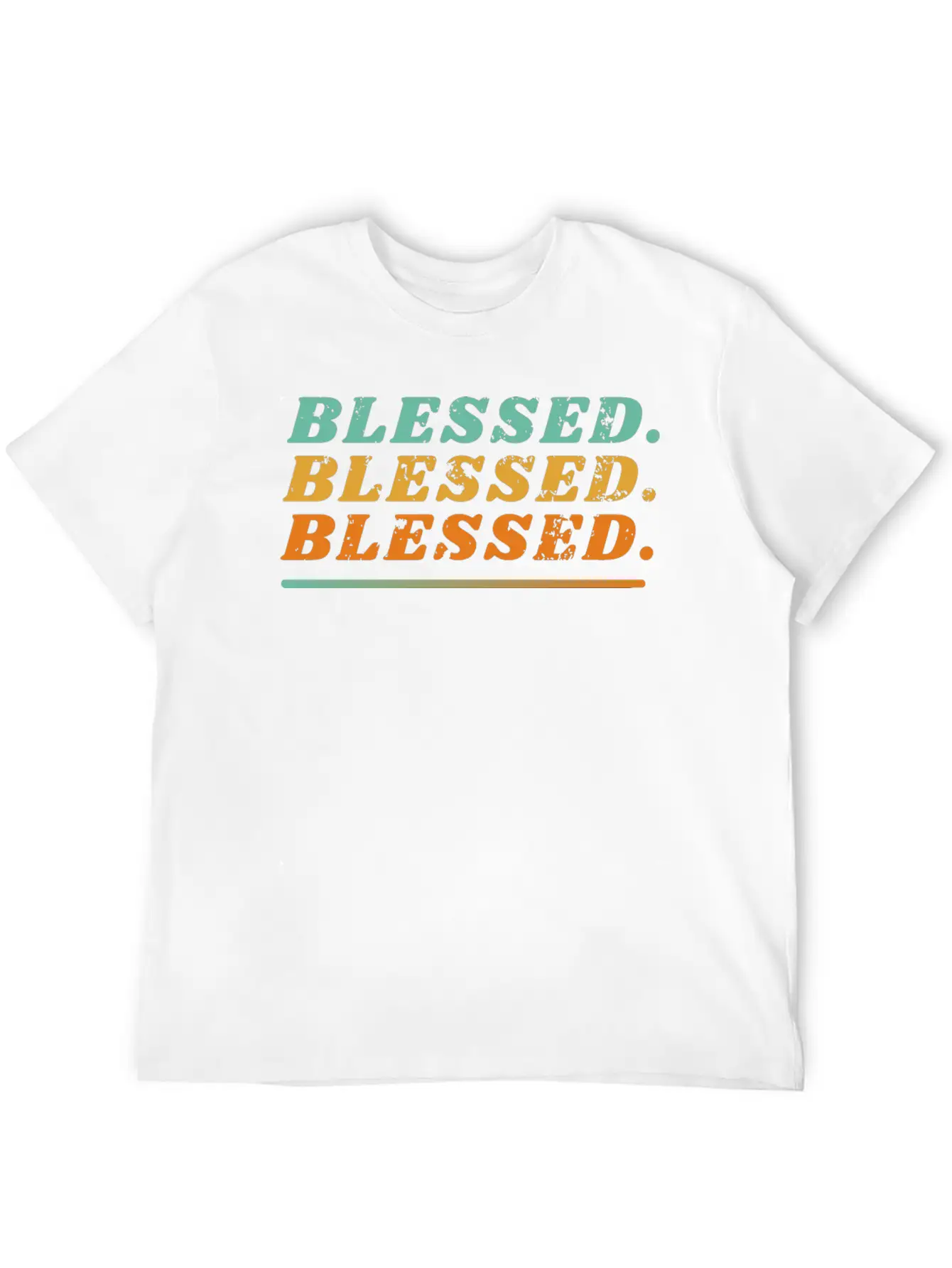 Blessed. Blessed. Blessed. Classic Cotton Tee – Unisex Comfort For Any Season