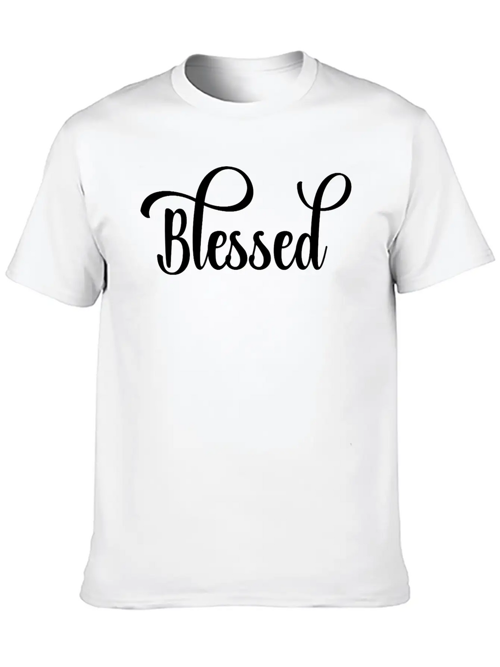 Blessed, Christian, Faith, Saying, Quote Relaxed Everyday Tee – Lightweight And Durable Cotton