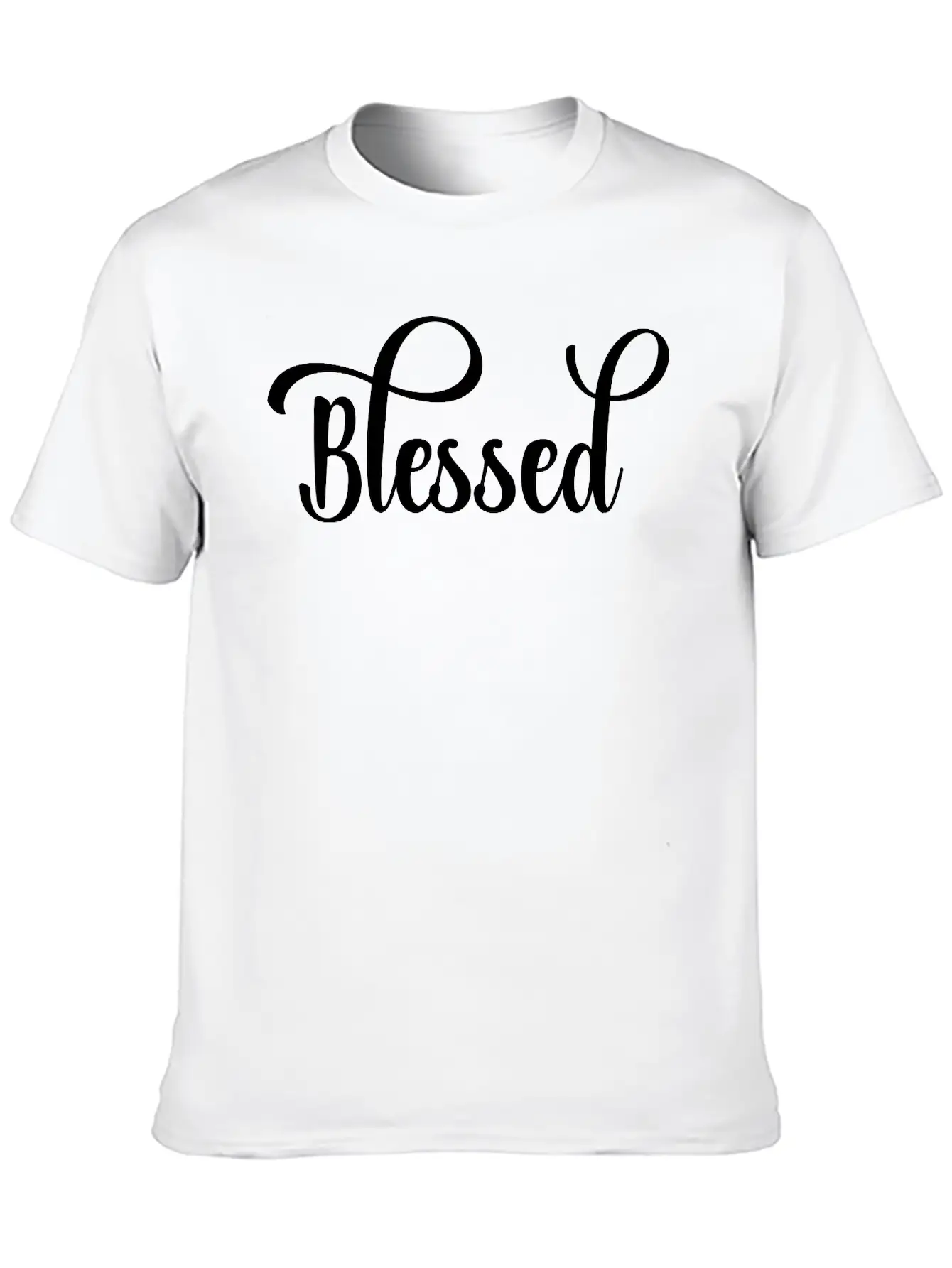 Blessed, Christian, Faith, Saying, Quote Relaxed Everyday Tee – Lightweight And Durable Cotton