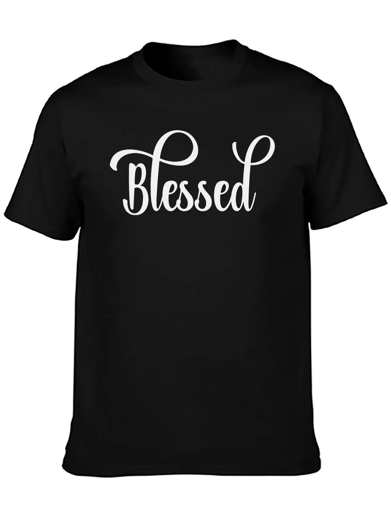 Blessed, Christian, Faith, Saying, Quote Relaxed Everyday Tee – Lightweight And Durable Cotton