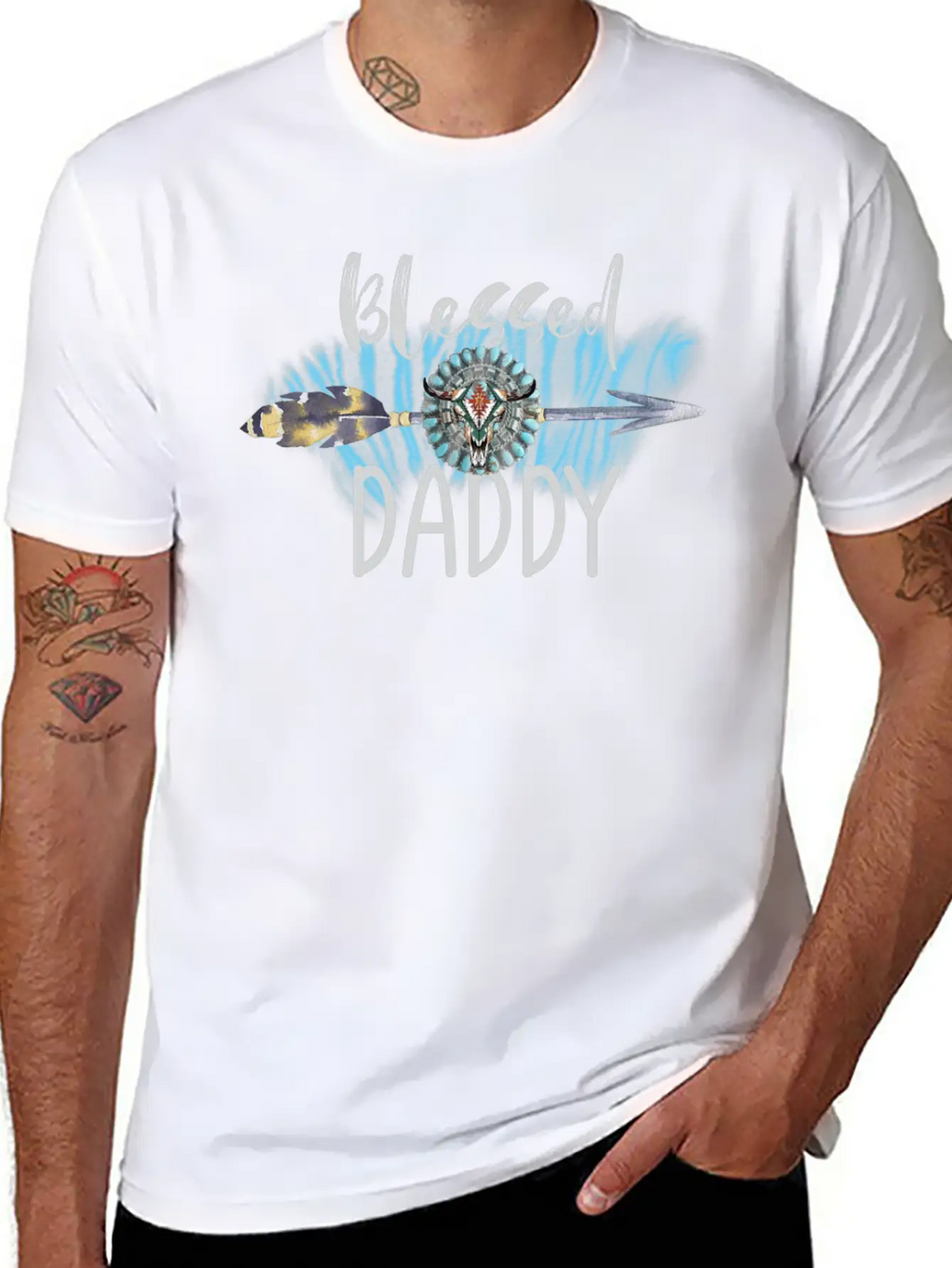 BLESSED Dad Classic Cotton Tee – Unisex Comfort For Any Season