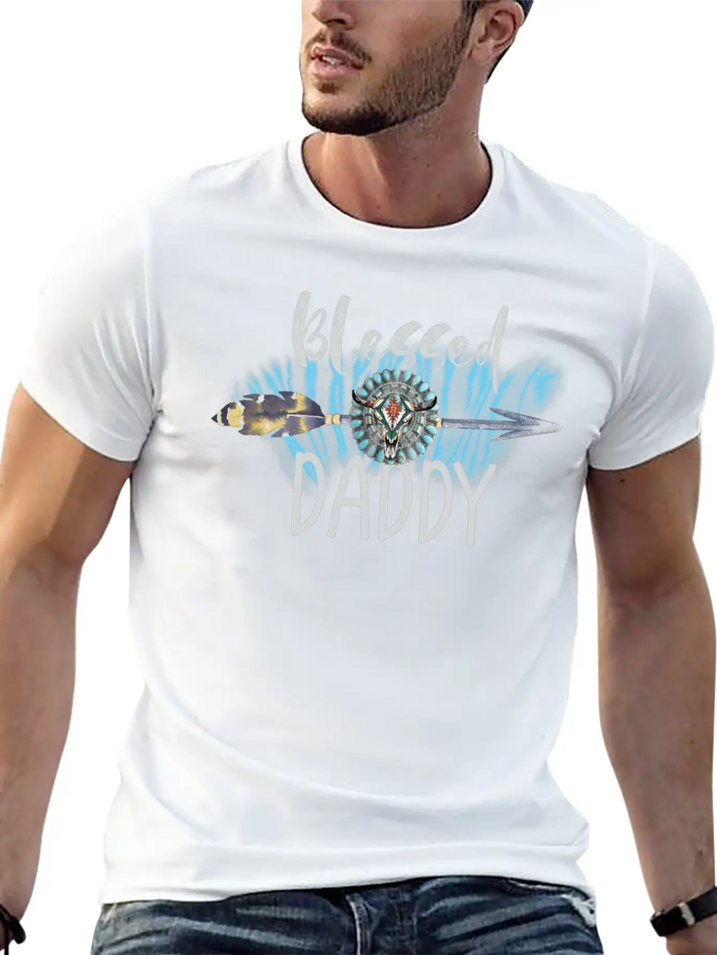 BLESSED Dad Classic Cotton Tee – Unisex Comfort For Any Season